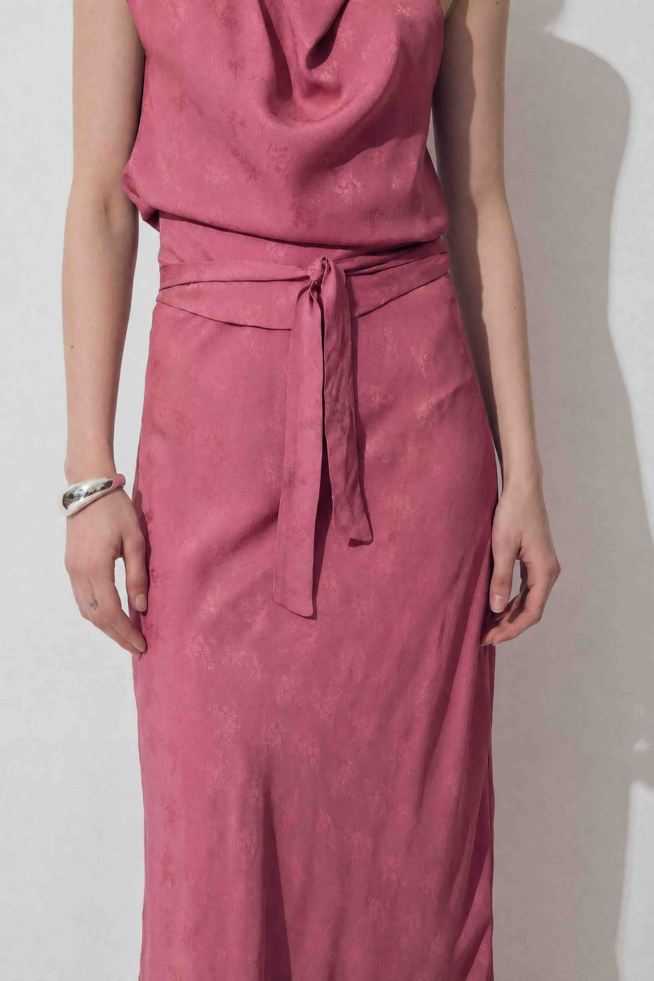 Falda Nova, Jacquard Frambuesa