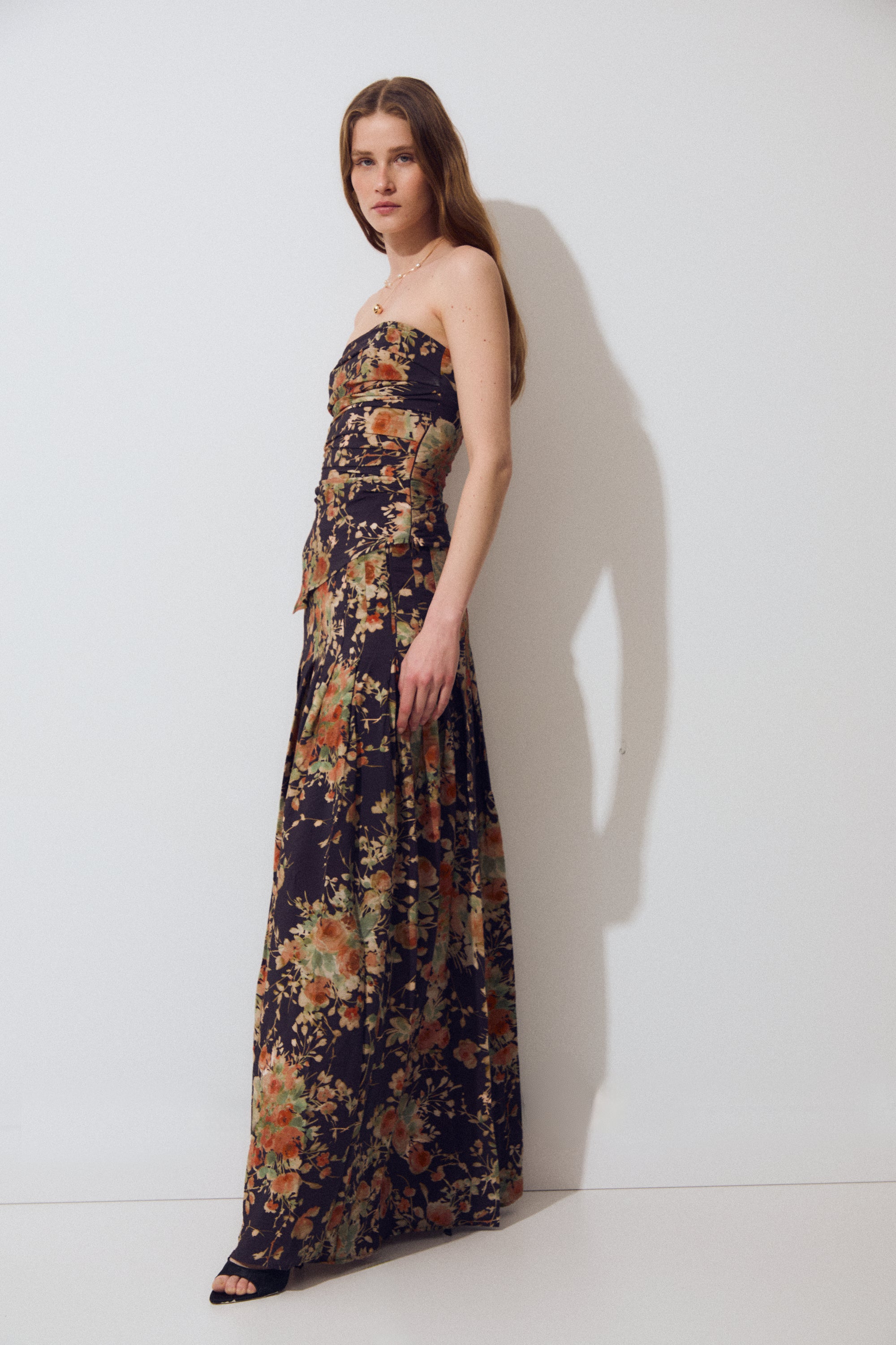 Marianne Skirt, Dark Romance Print