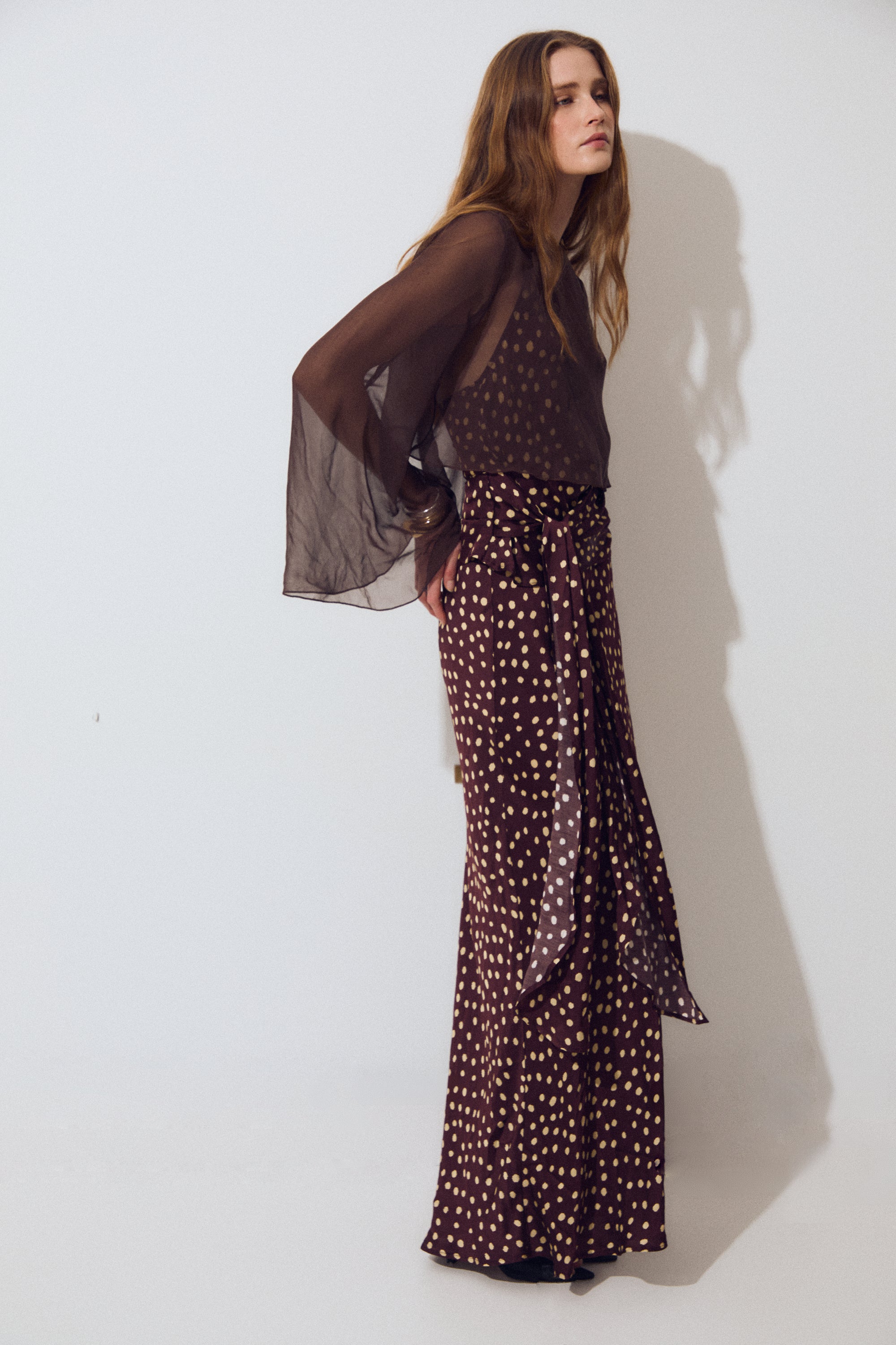 Bruma Shawl, Hazelnut Silk