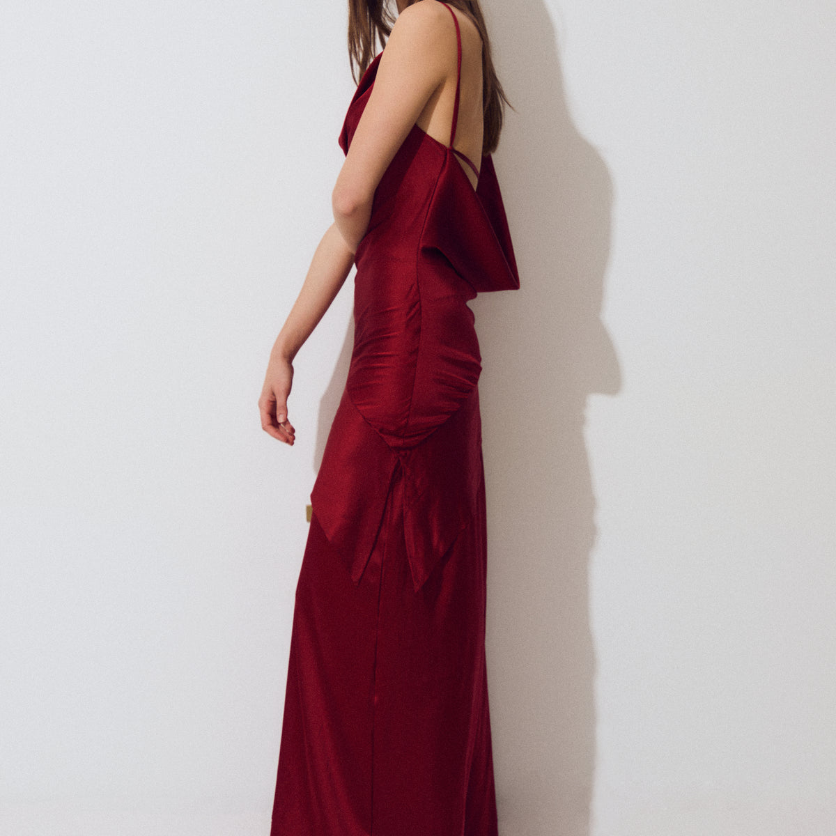 red silk dress formal Muse Stretch – Long Red Slip Dress Red Mesh-Back Sequin Maxi Gown