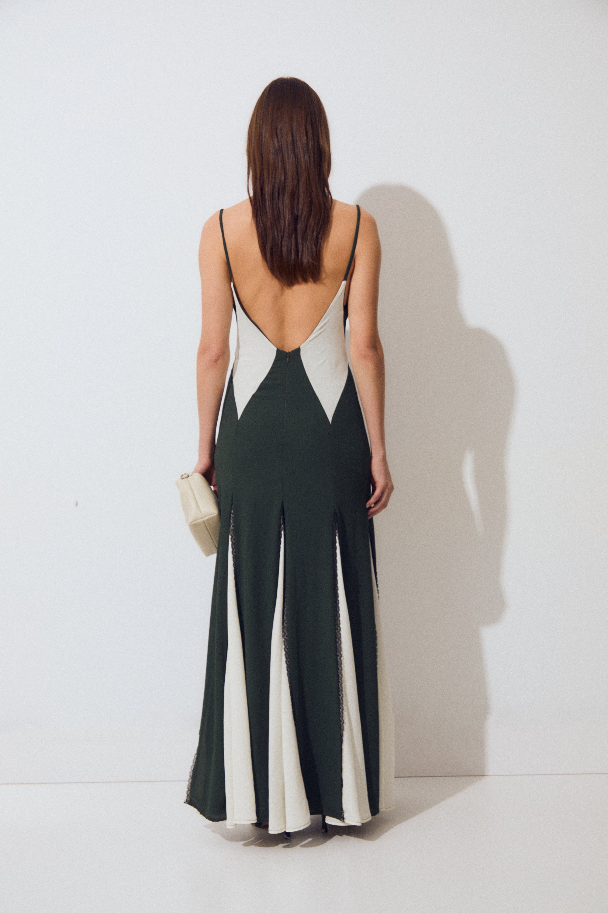 Eira Dress, Dark Green