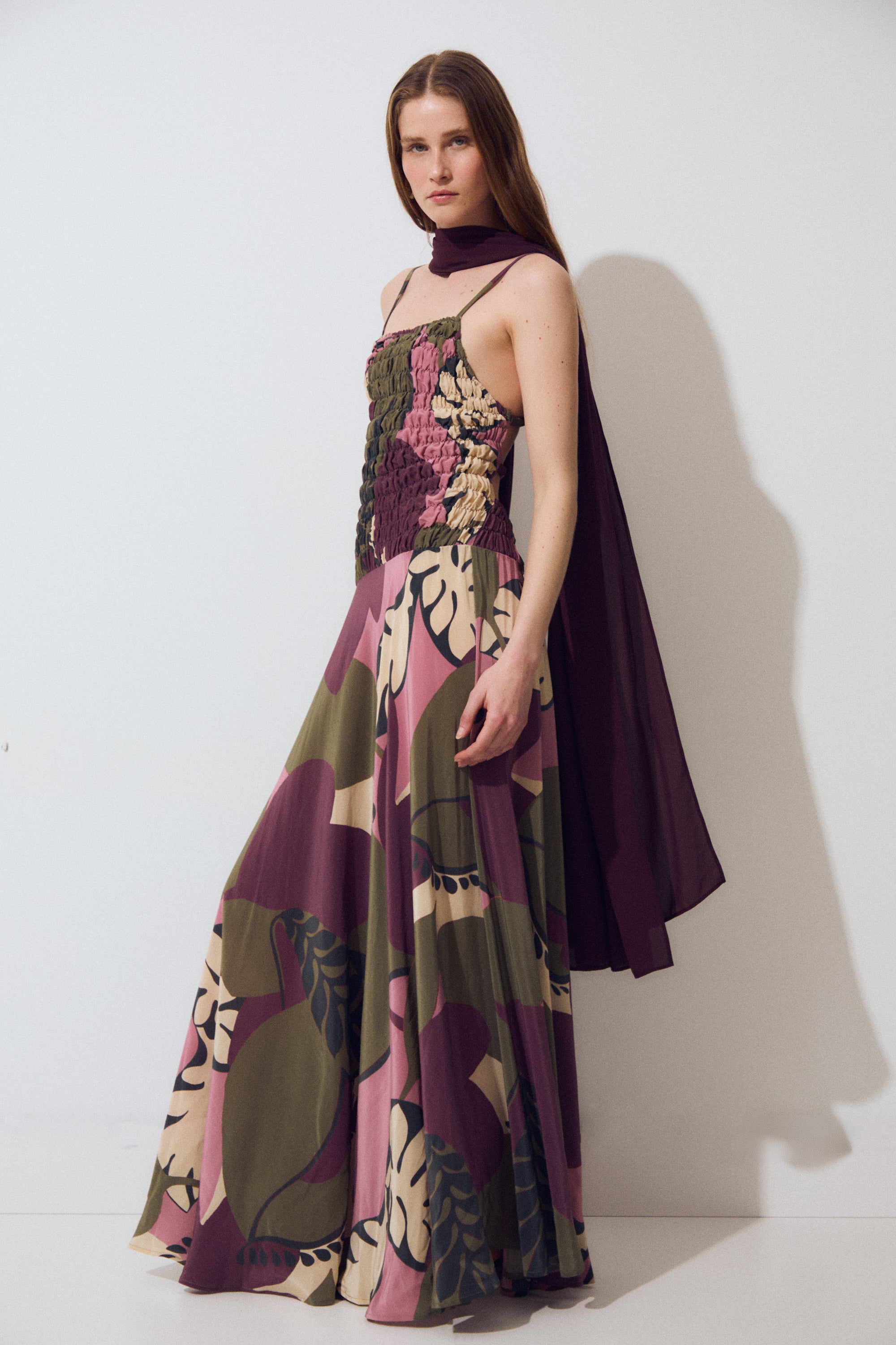 Vestido Colette, Enchanted Forest Print