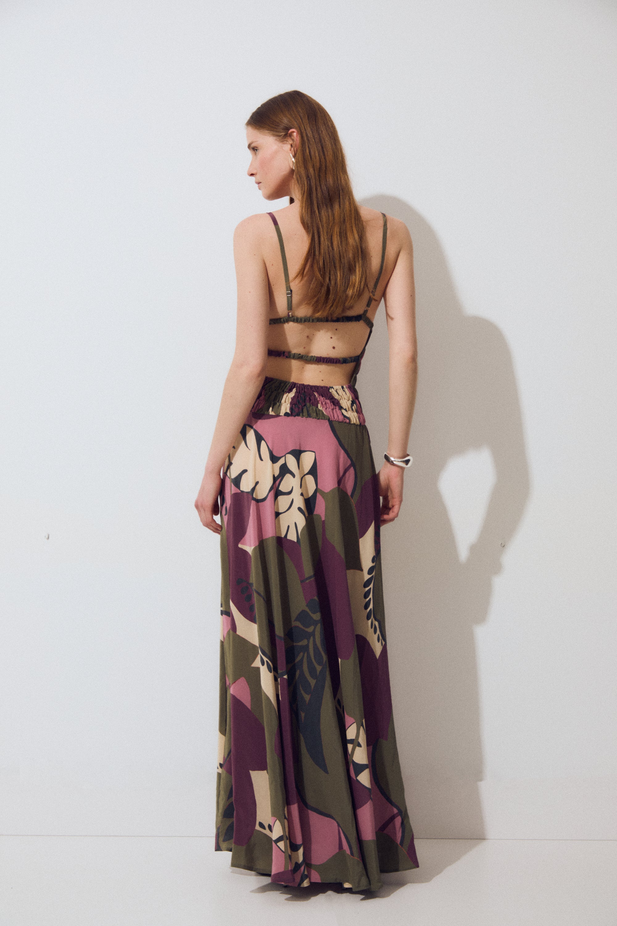 Vestido Colette, Enchanted Forest Print