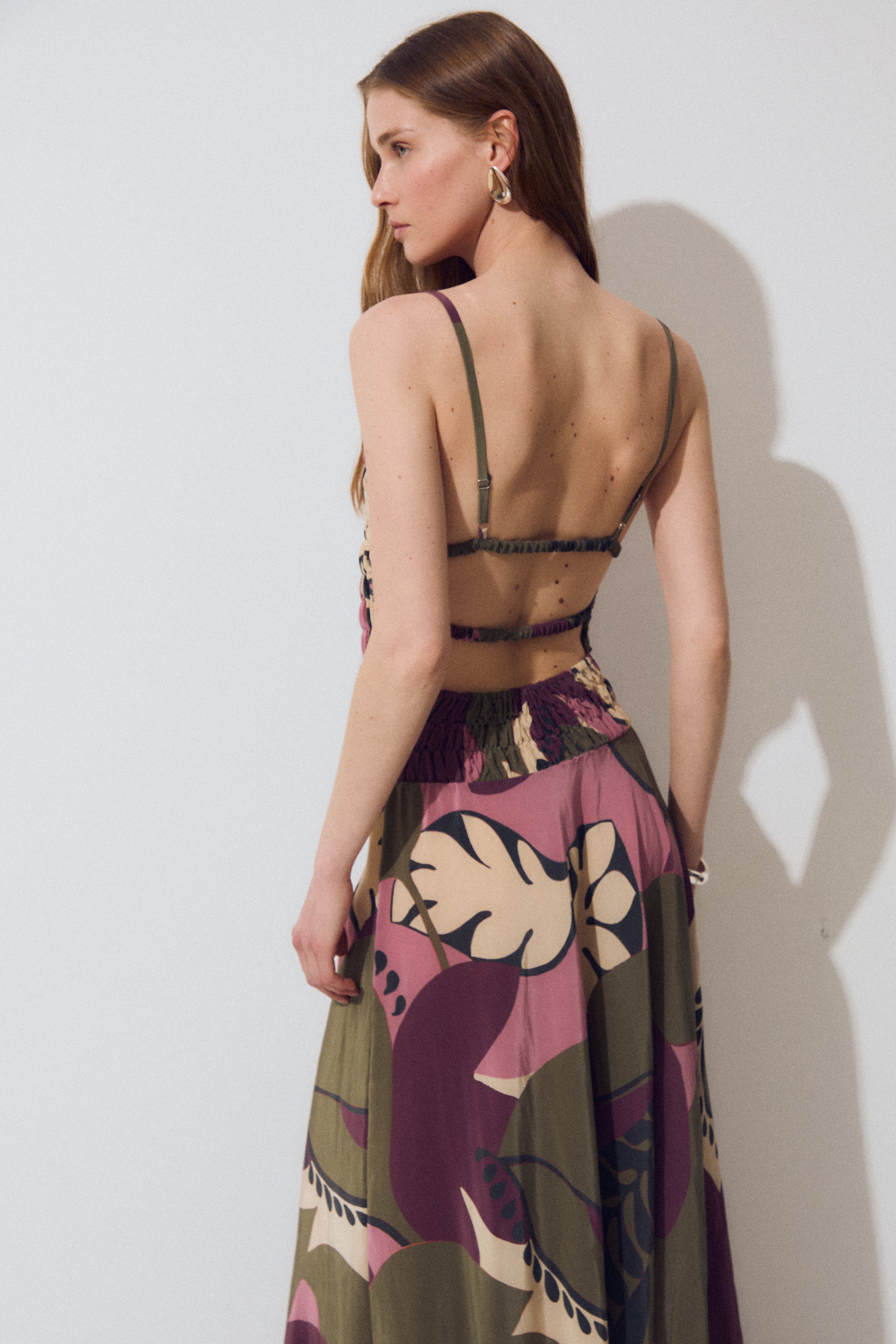 Vestido Colette, Enchanted Forest Print