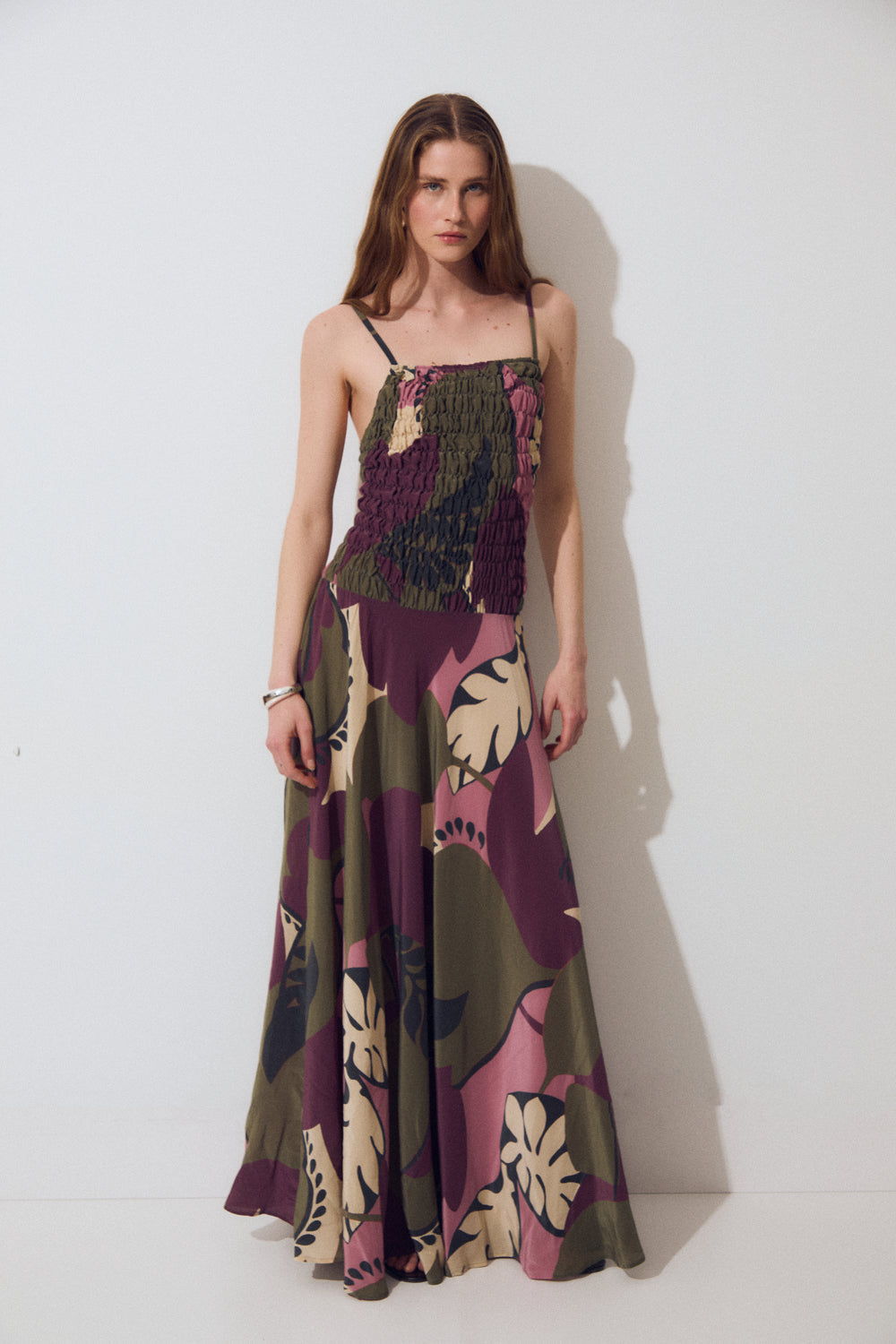 Colette Dress Enchanted Forest Print – Smocked Guest Dress | Avec Studio