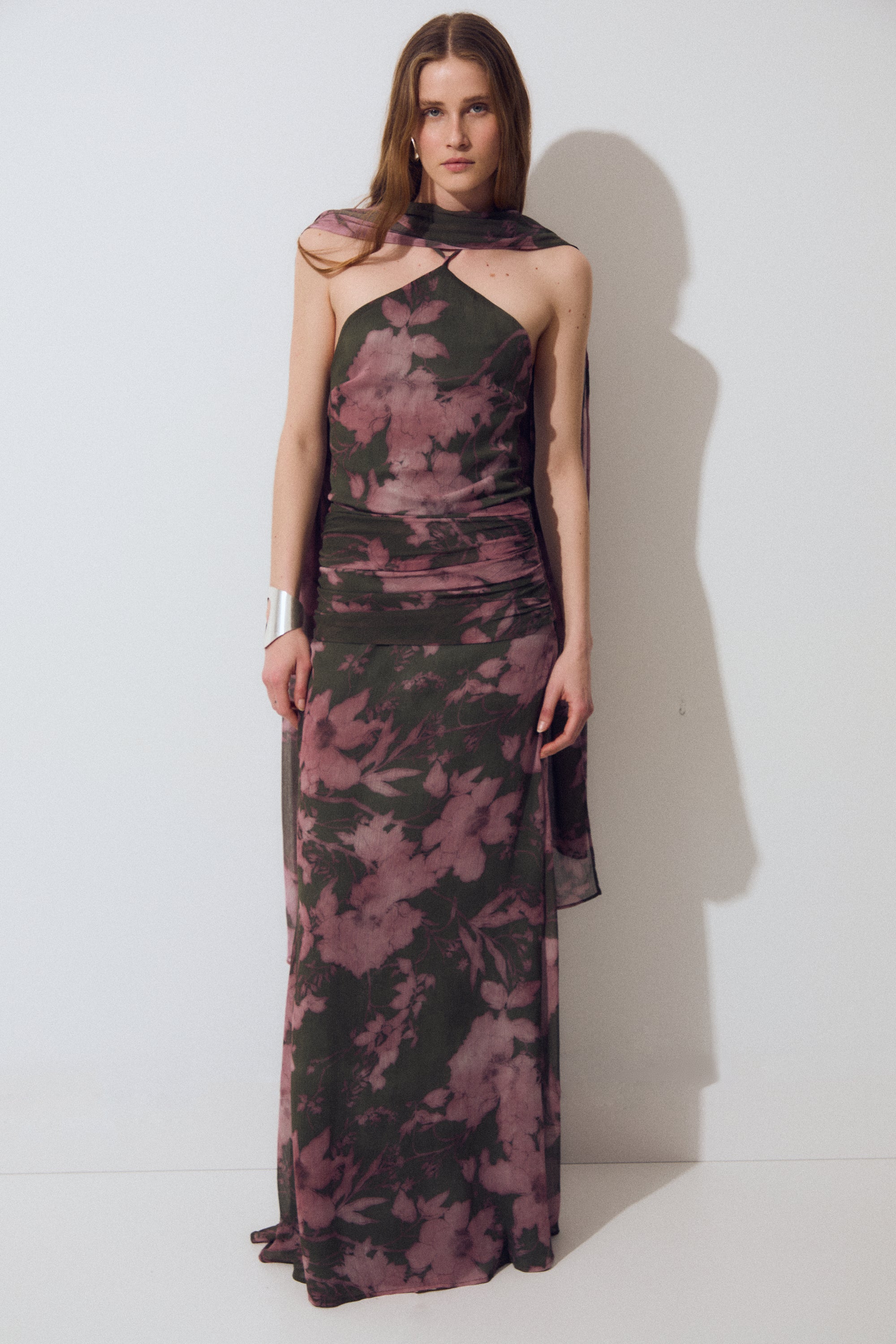 Elise Skirt, Spring Perfume Print