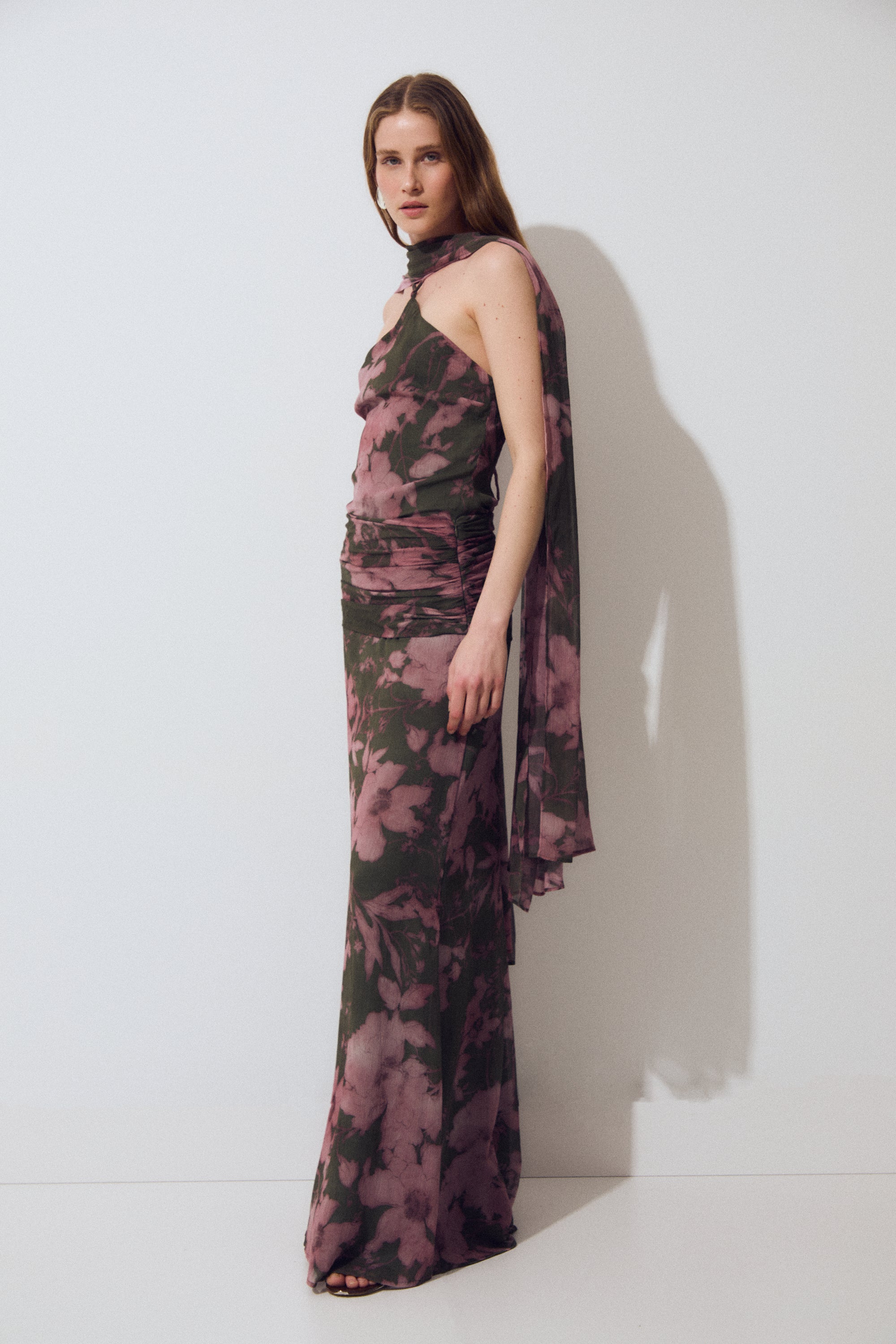 Elise Skirt, Spring Perfume Print