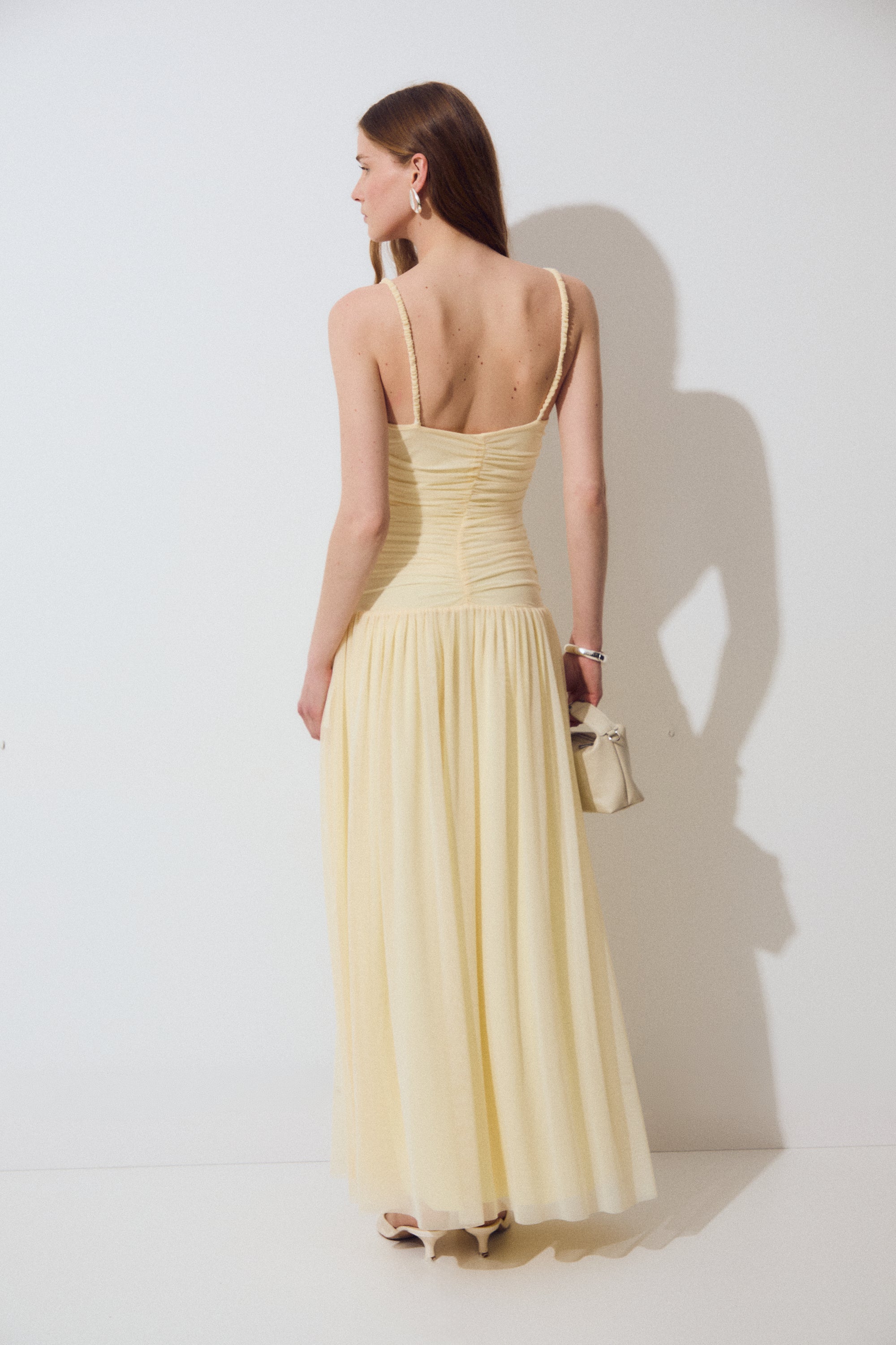 Vestido Ari, Pale Banana Knit