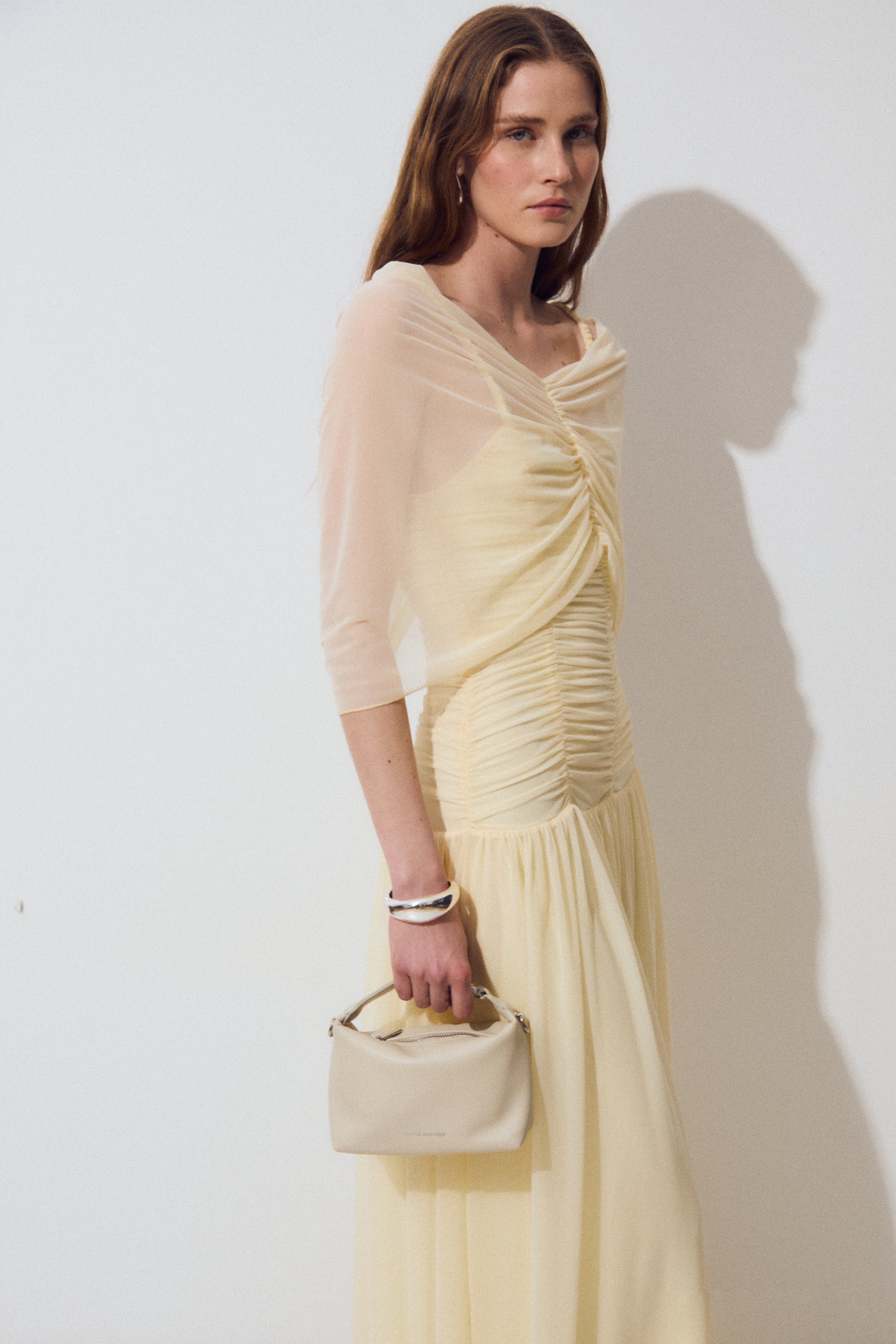Vestido Ari, Pale Banana Knit
