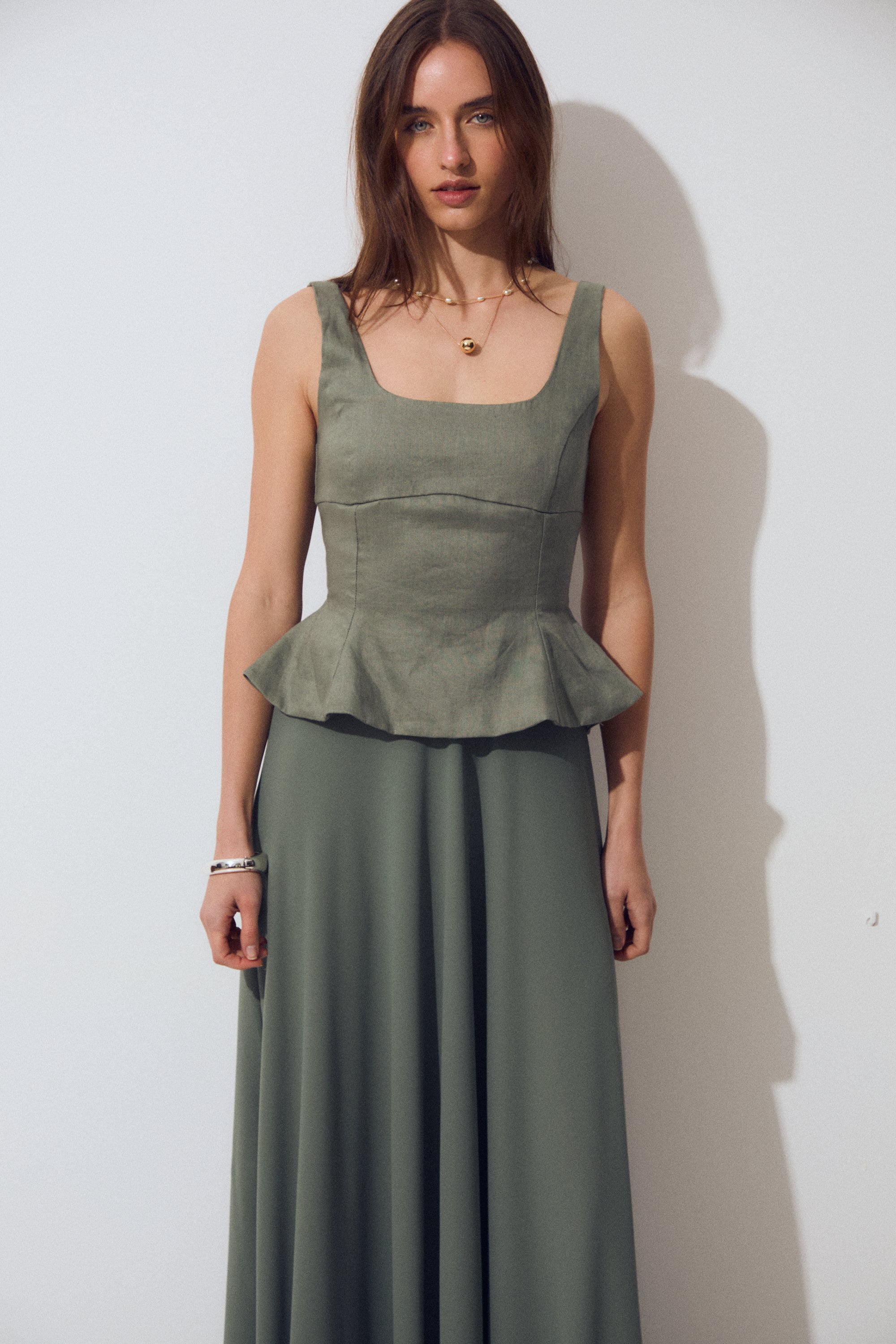 Sorelle Dress, Sage Green