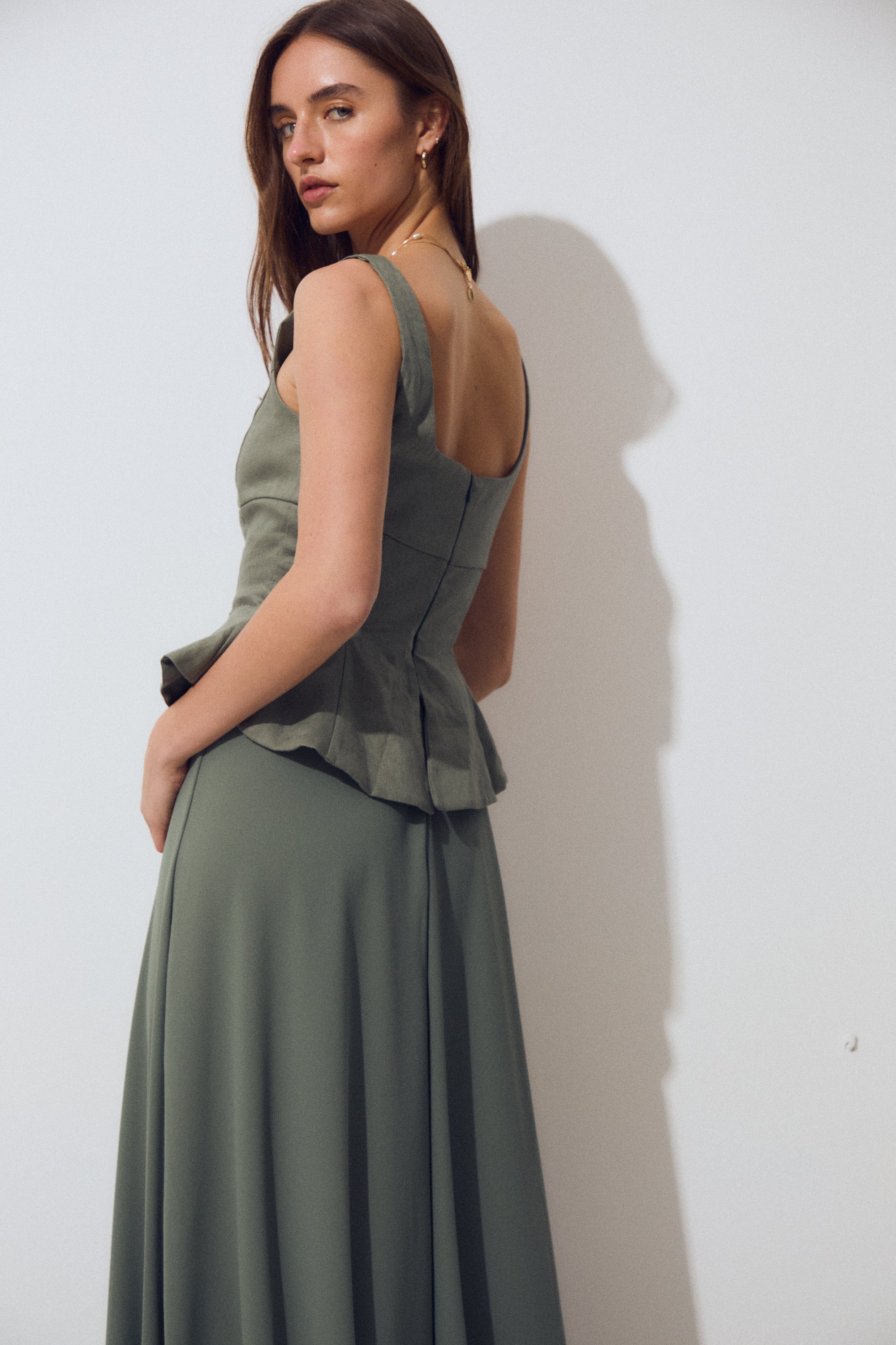 Sorelle Dress, Sage Green