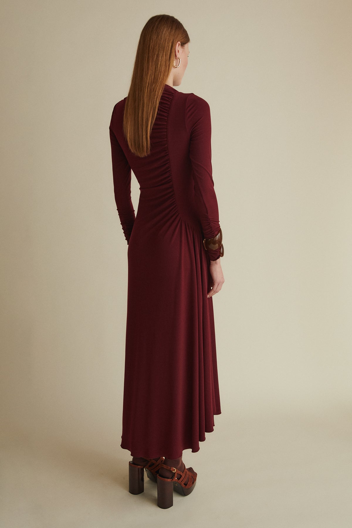 Stella Dress, Plum