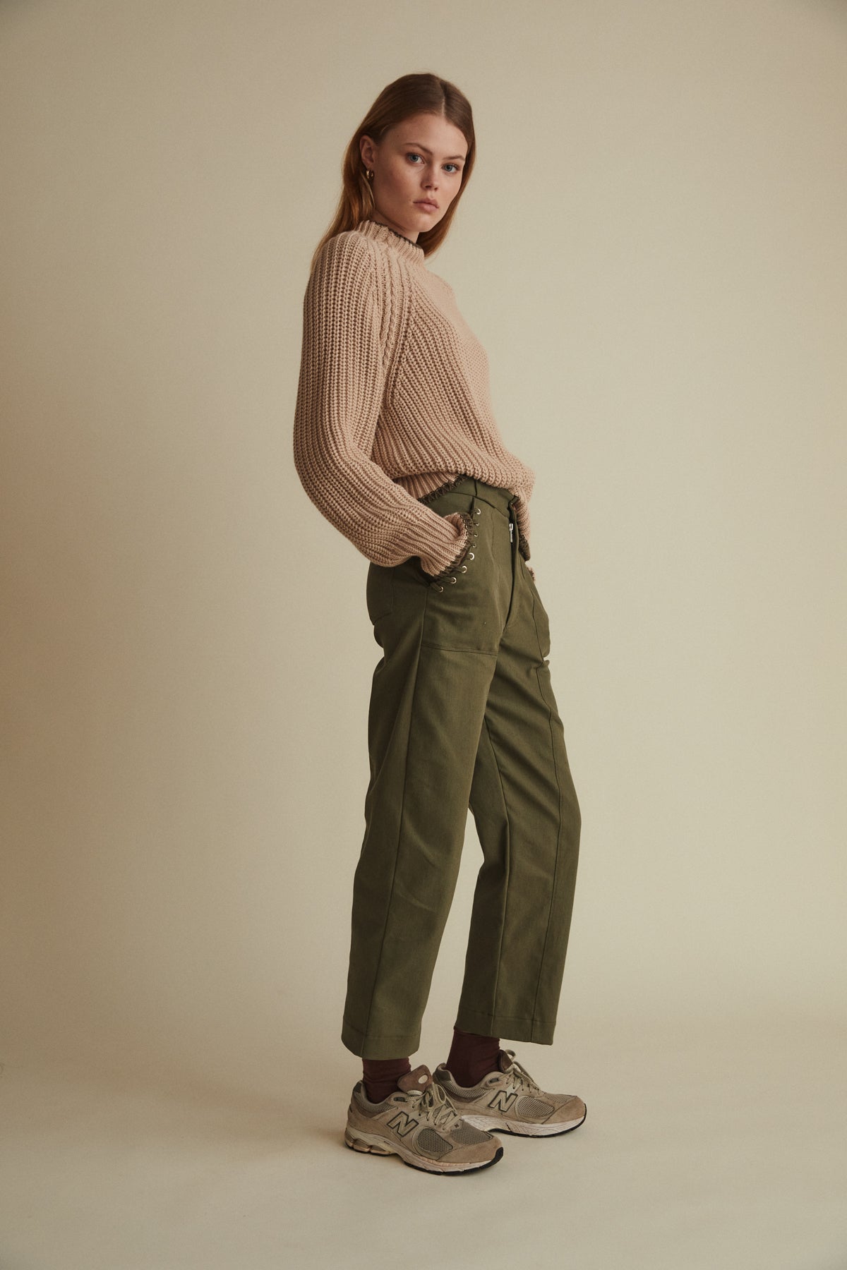 Thea Pants, Khaki