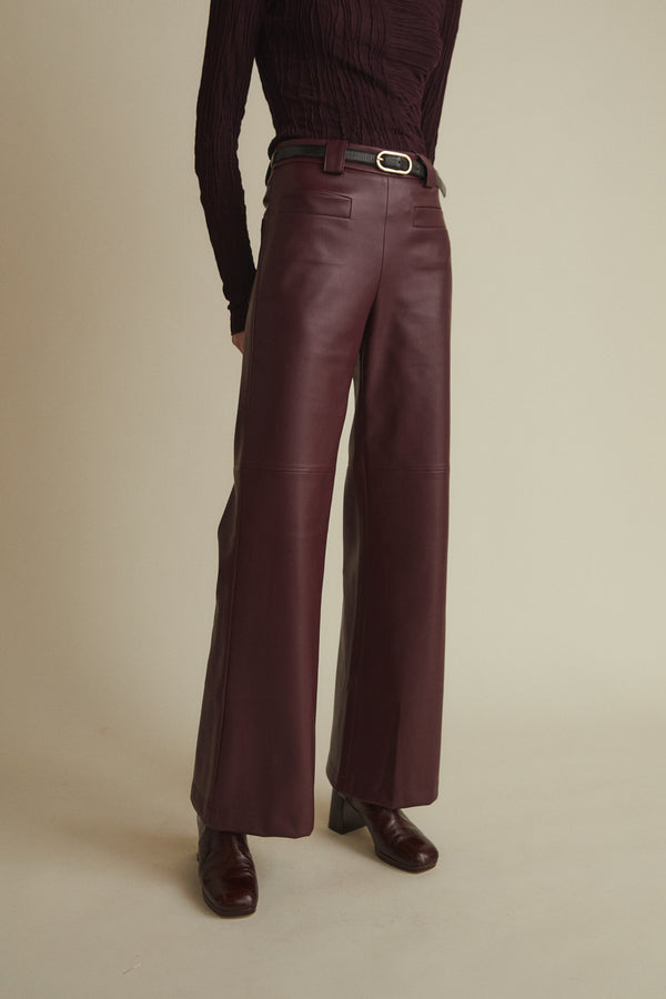 Jasper Pants, Burgundy