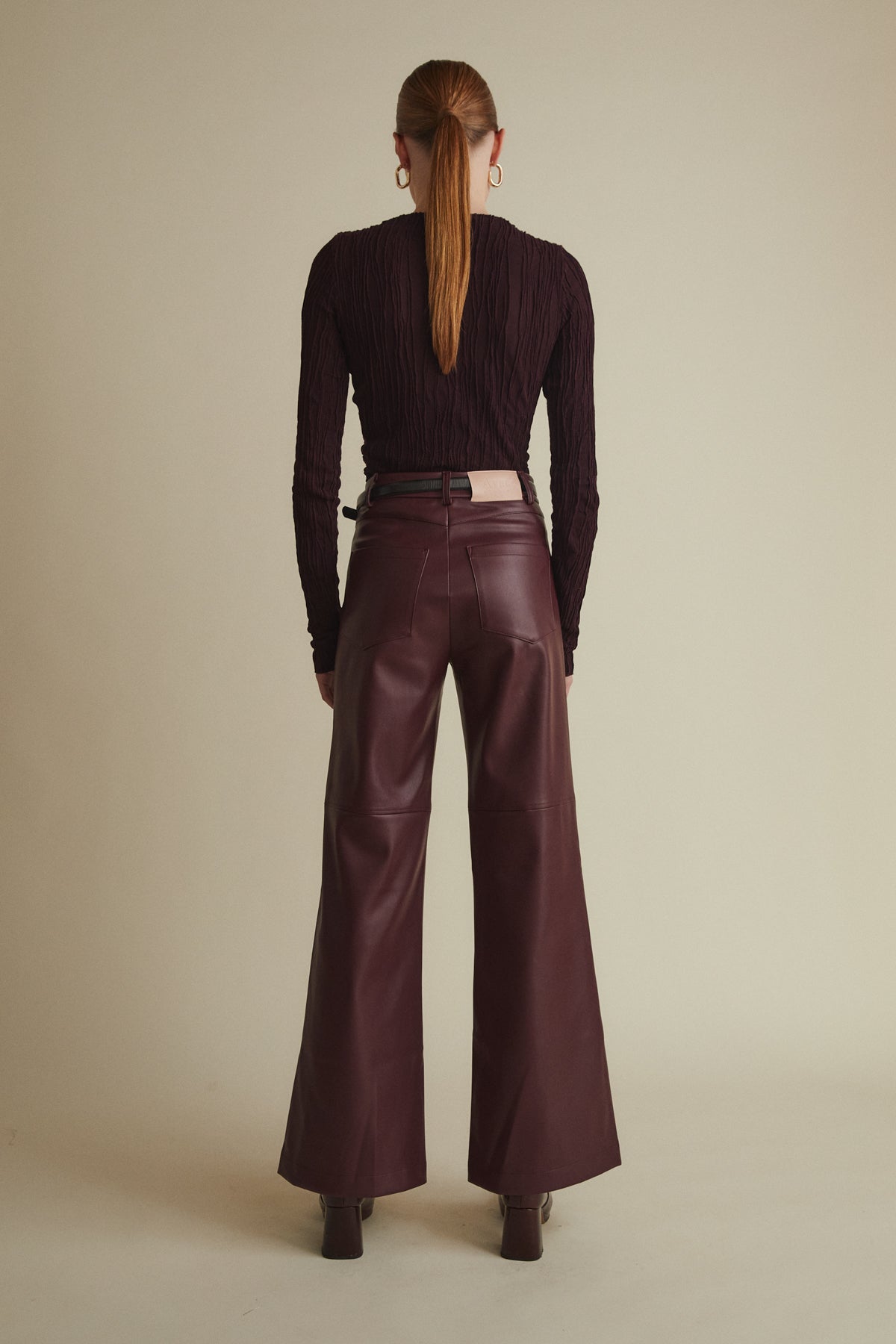 Jasper Pants, Burgundy