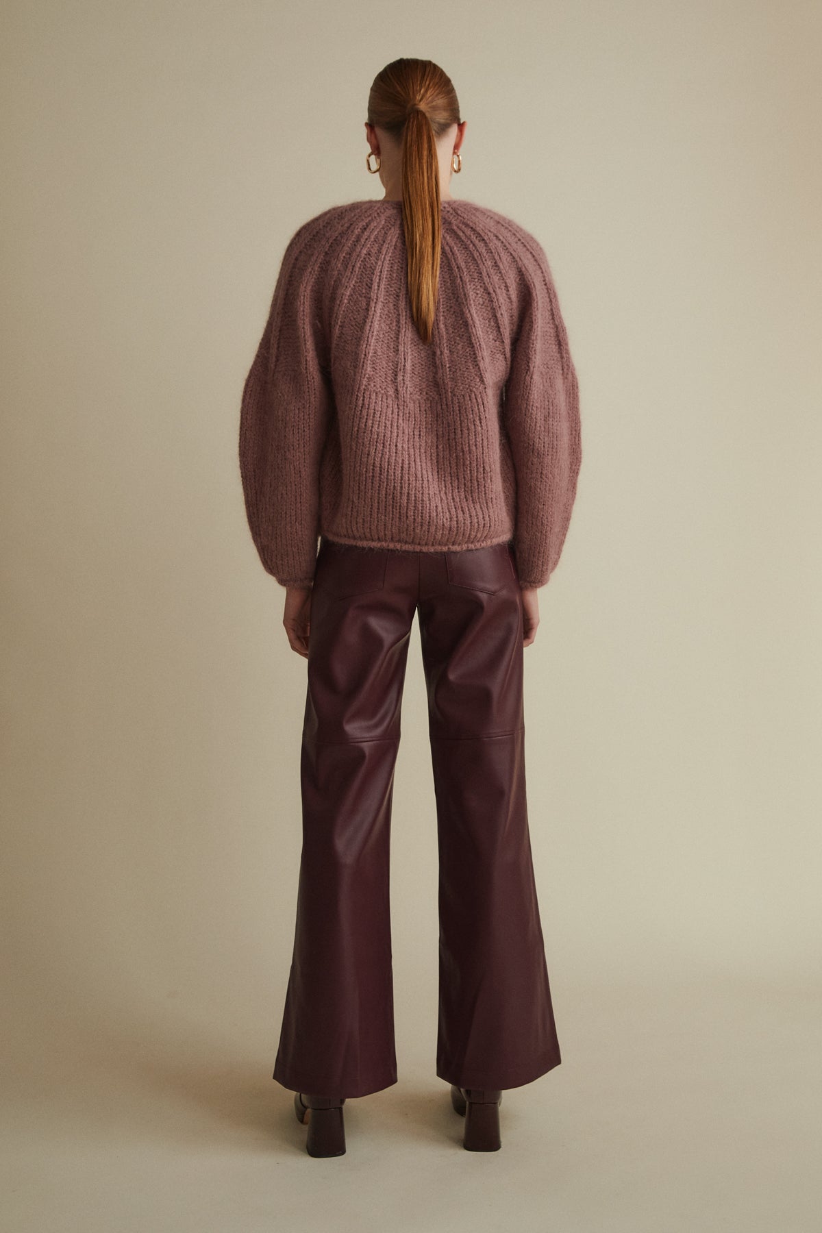 Jasper Pants, Burgundy