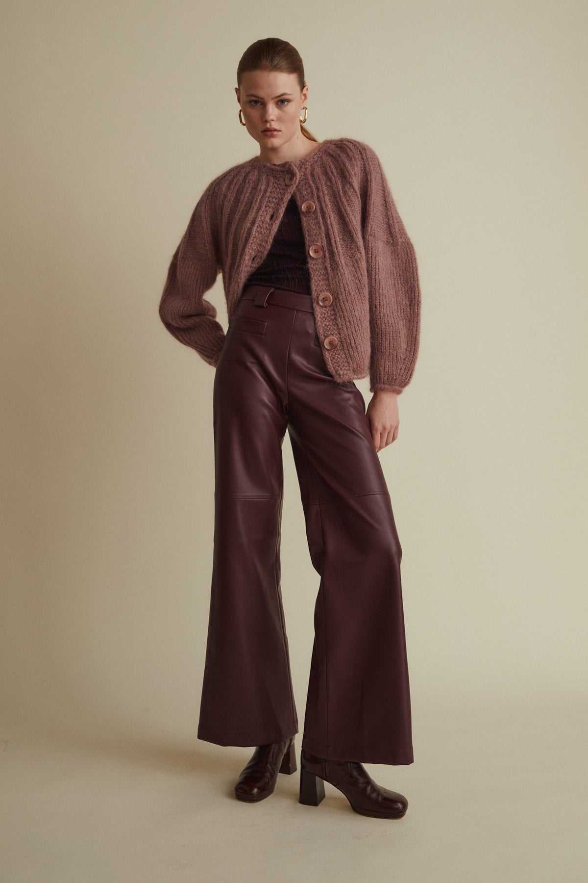 Jasper Pants, Burgundy