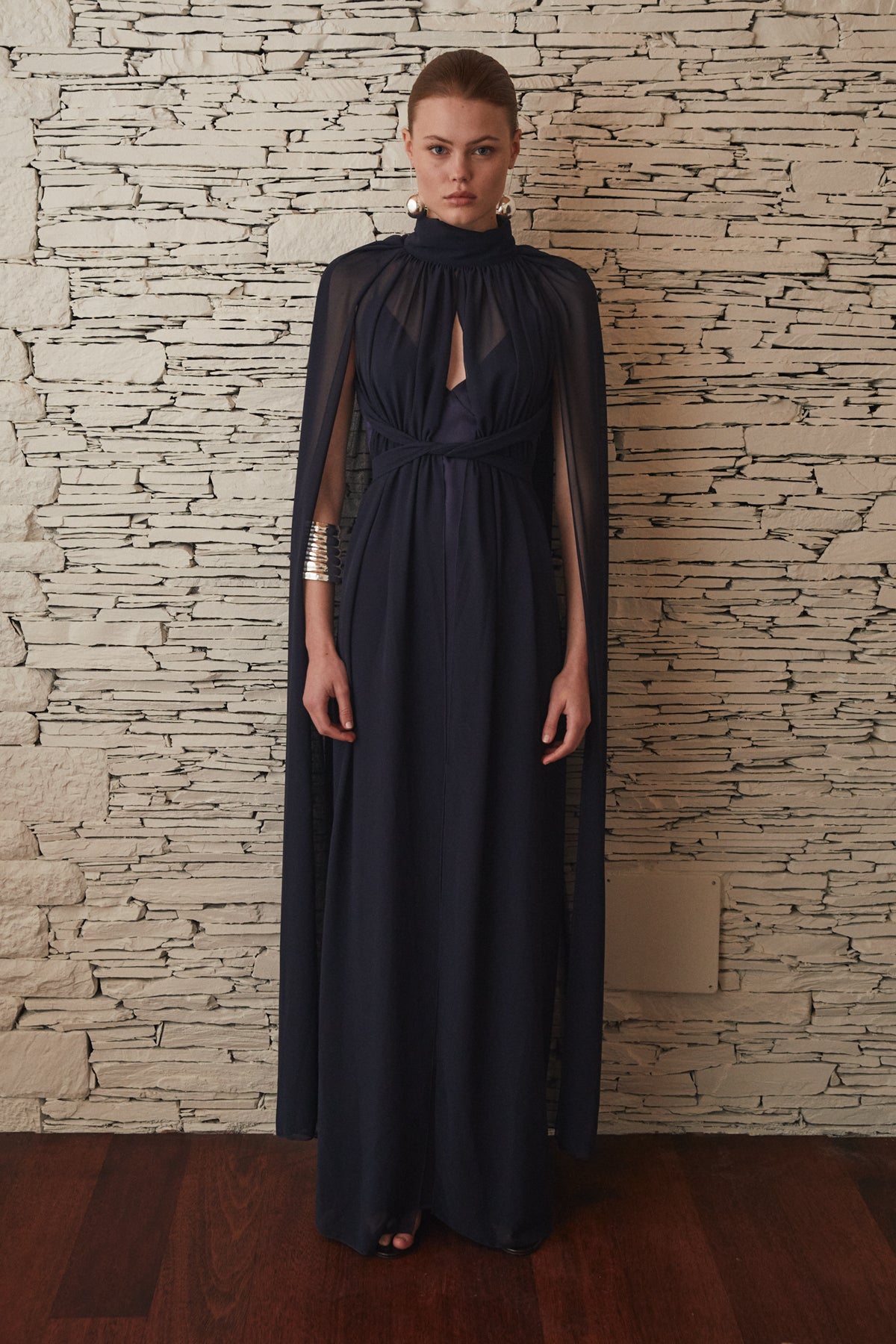 Riviera Cape & Dress, Navy