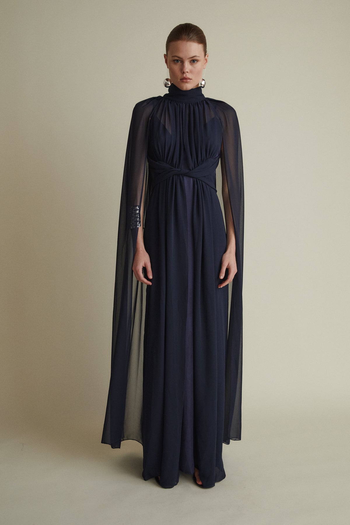 Riviera Cape & Dress, Navy