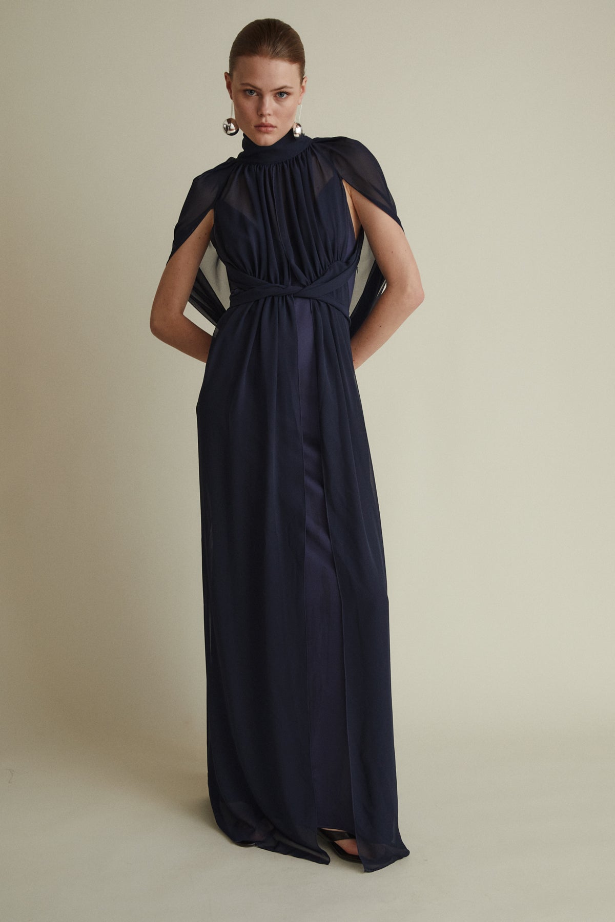 Riviera Cape & Dress, Navy