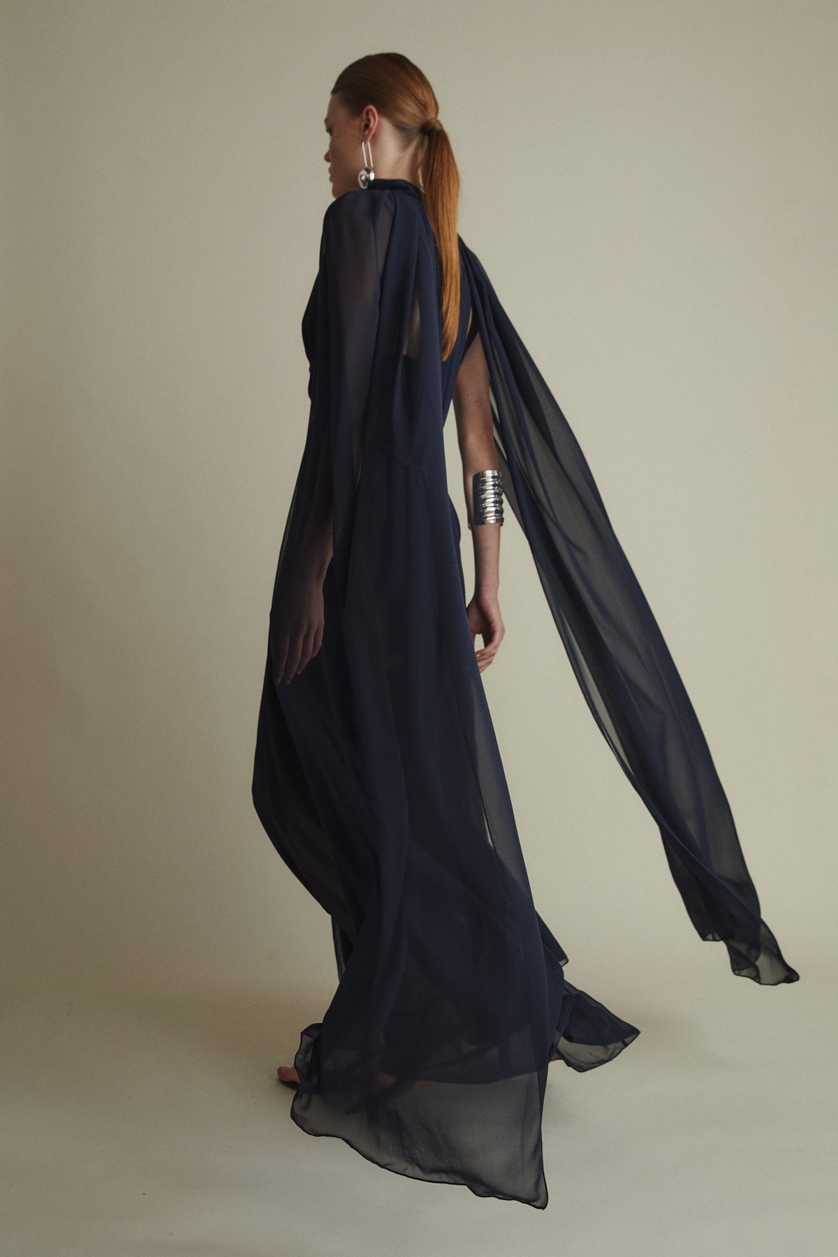 Riviera Cape & Dress, Navy