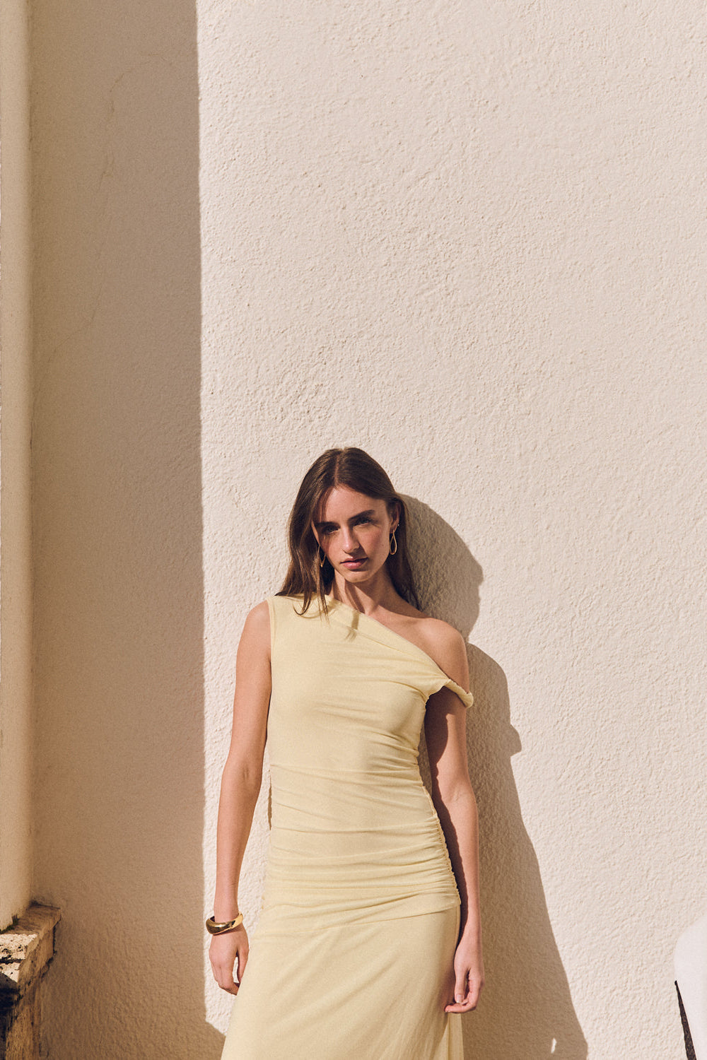 Vestido Dunia, Pale Banana Knit