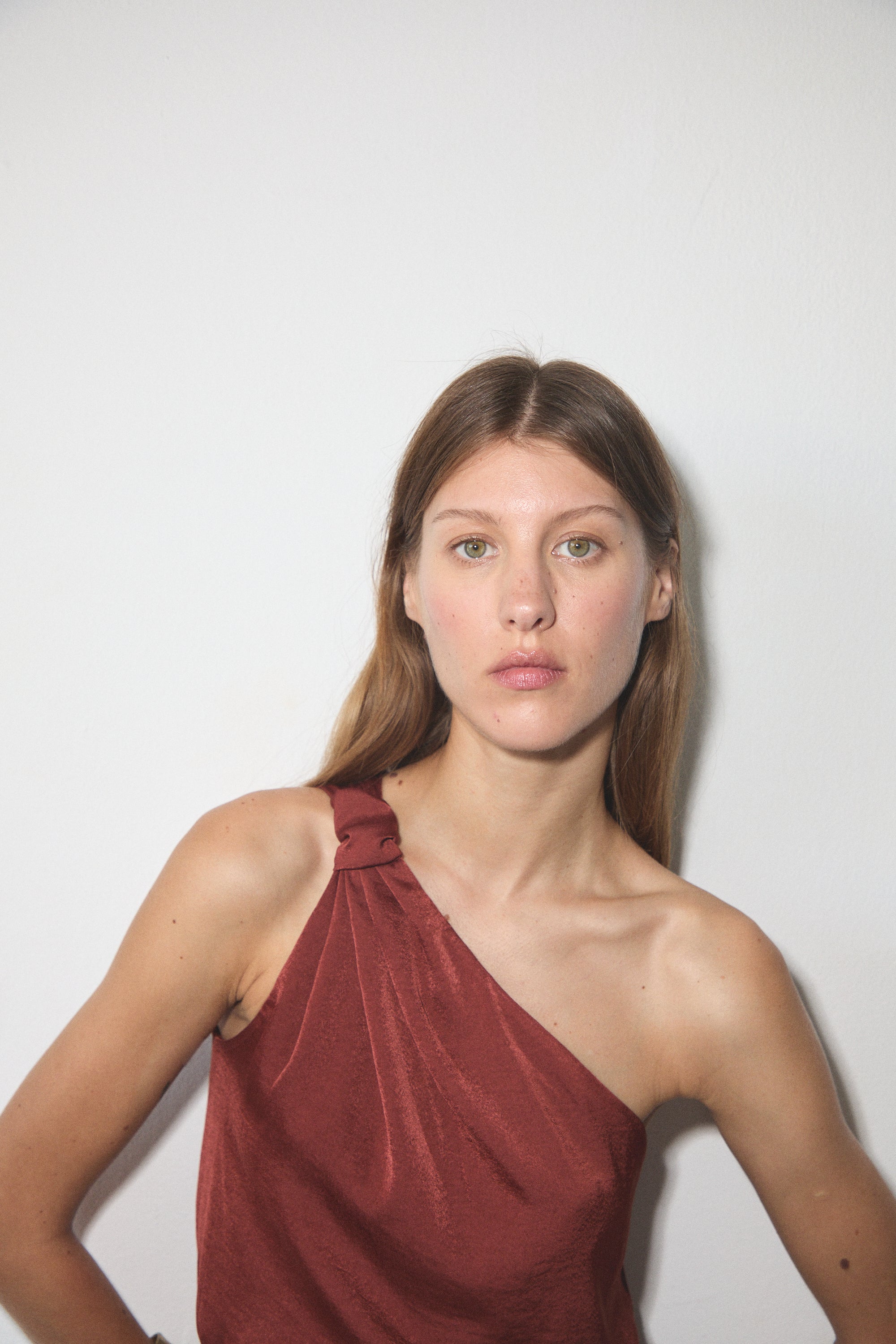 Chloé Top, Terracotta