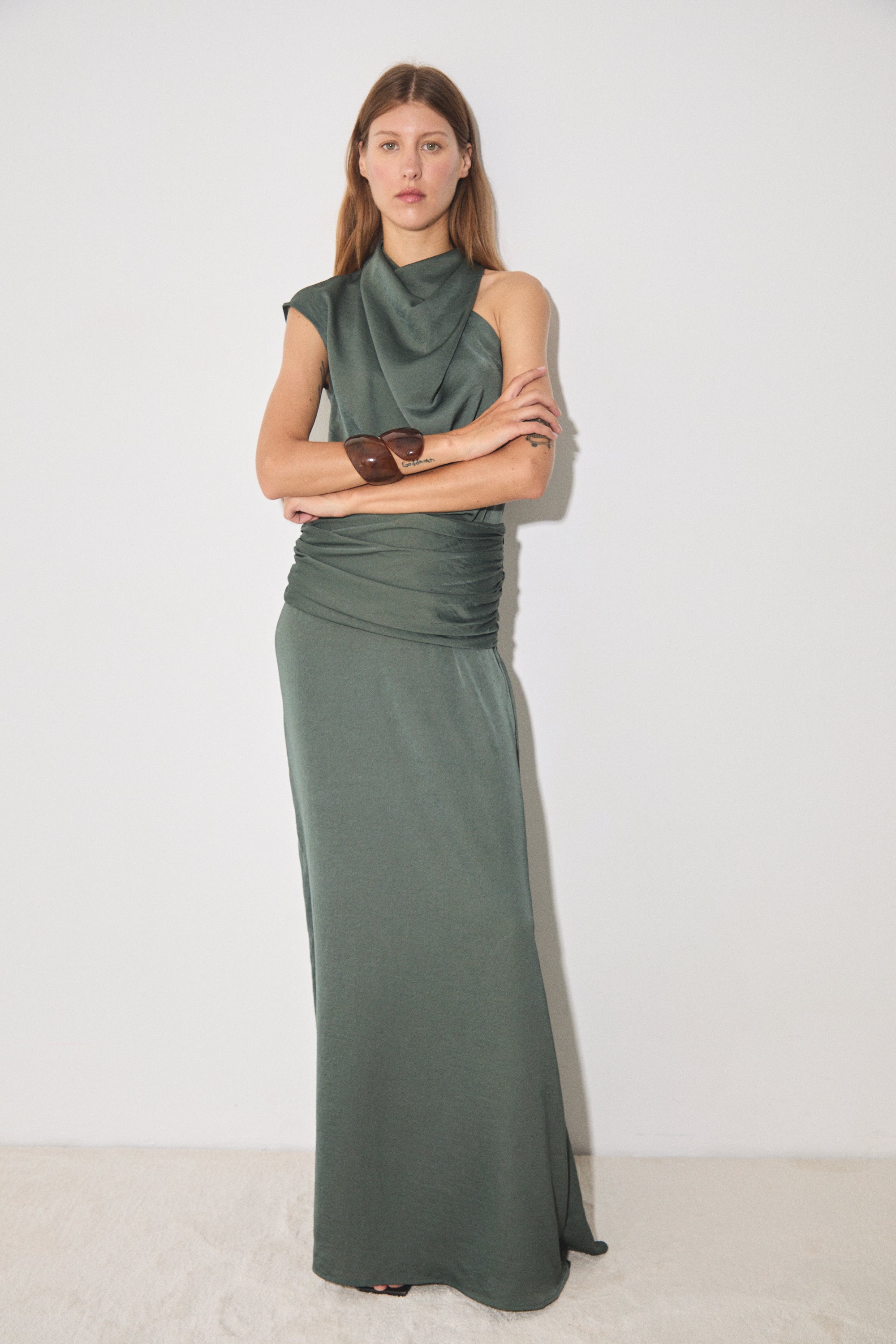 Elise Skirt, Khaki