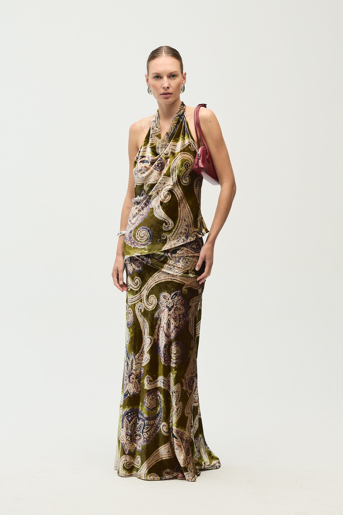 Luisa Skirt, Jade Print