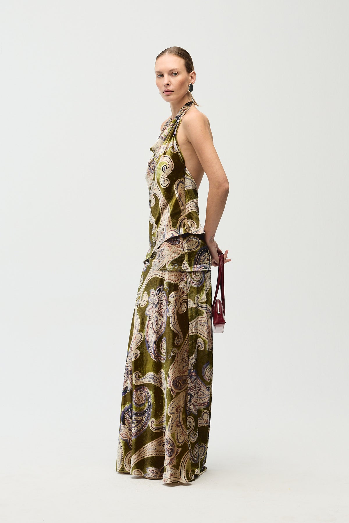 Luisa Skirt, Jade Print