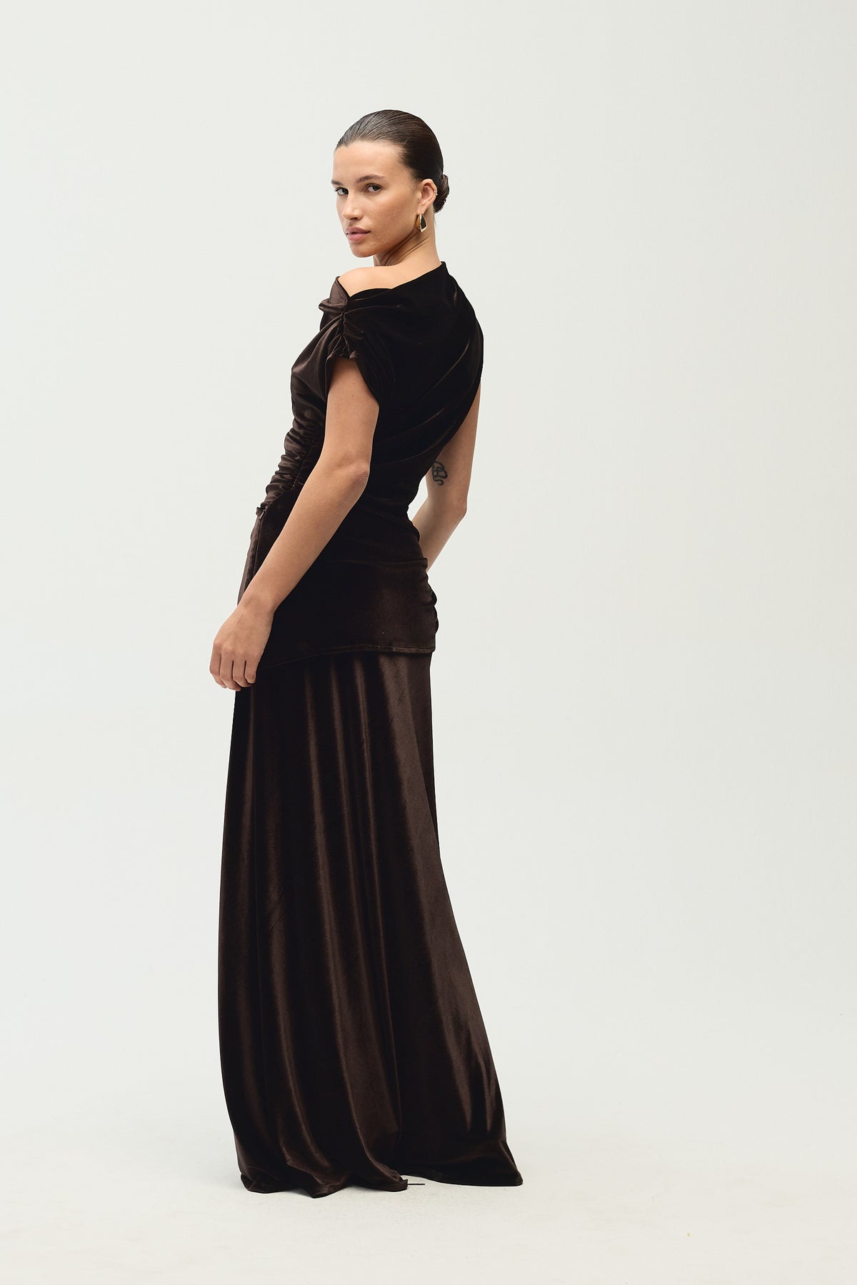 Helene Top, Maroon Velvet