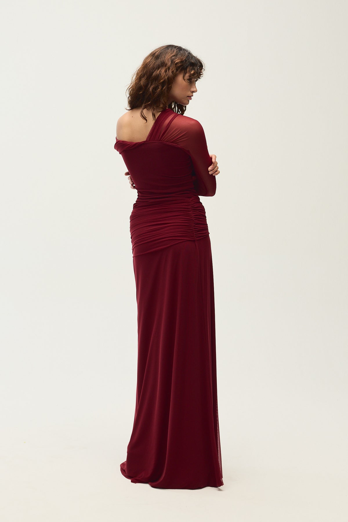 Aurelie Skirt, DK Red Mesh