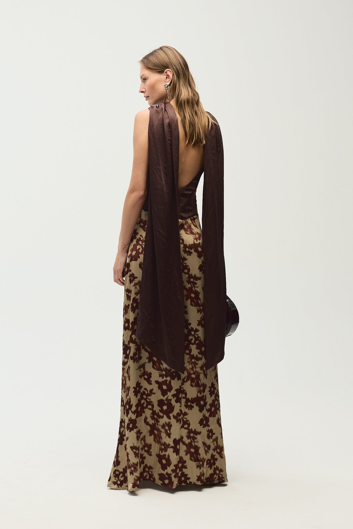 Delphine Dress, Ruby Print