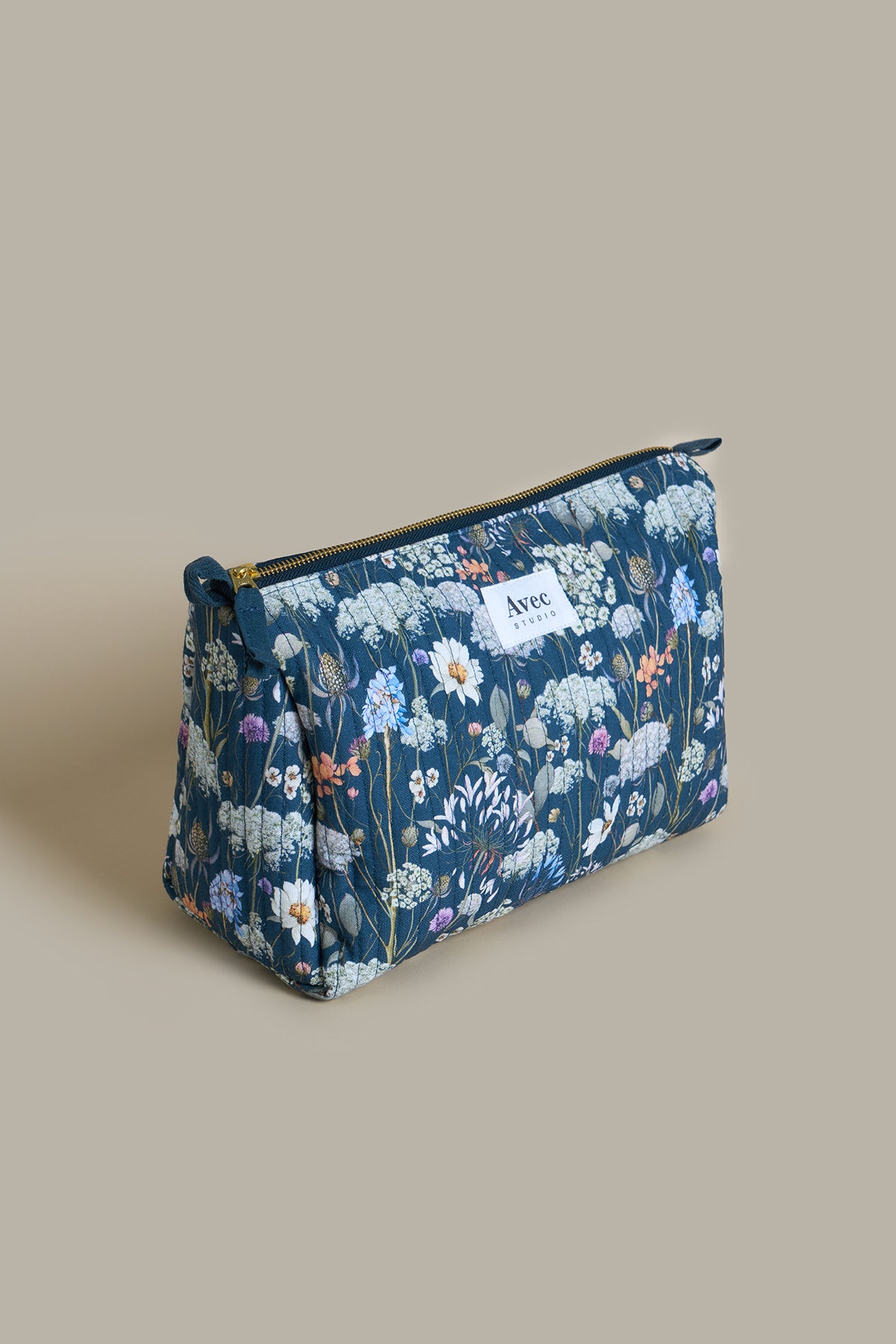 Large Beauty Bag, Wildflowers