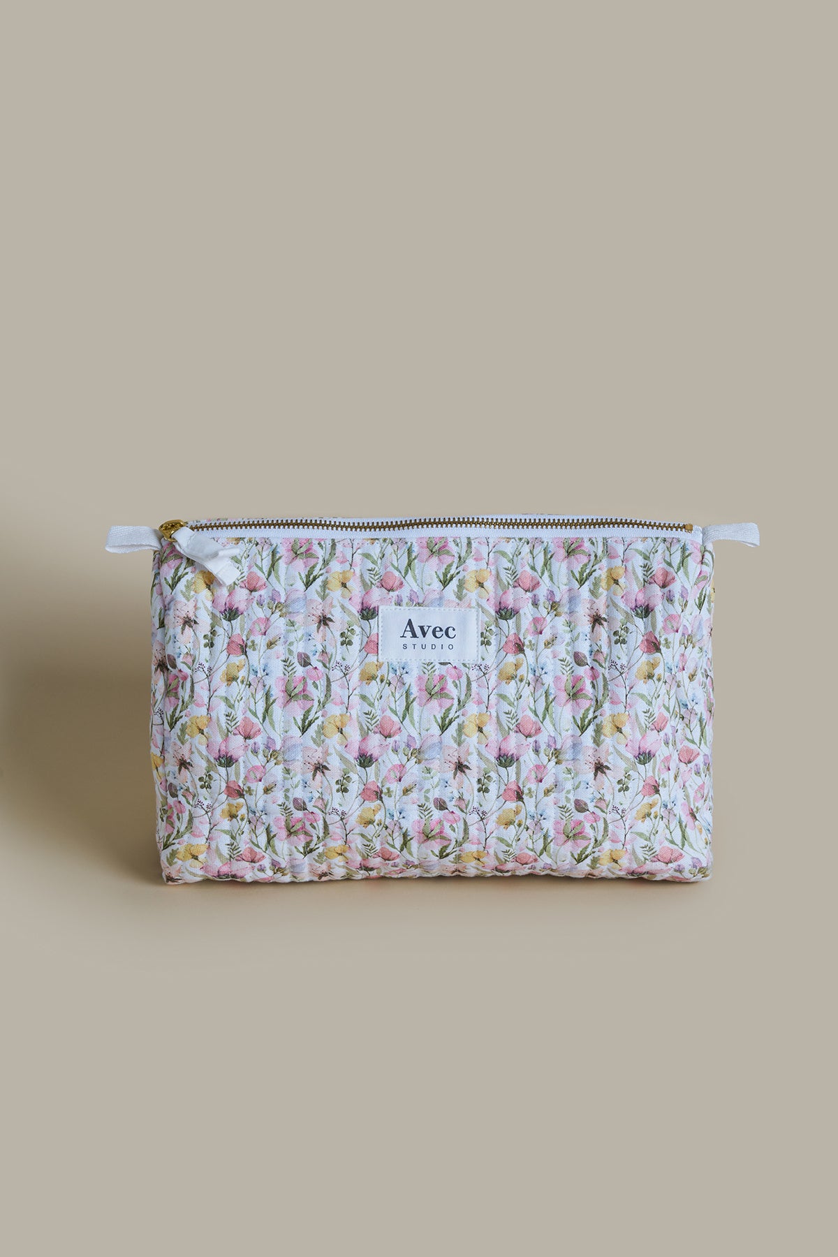 Large Beauty Bag, Spring Flowers