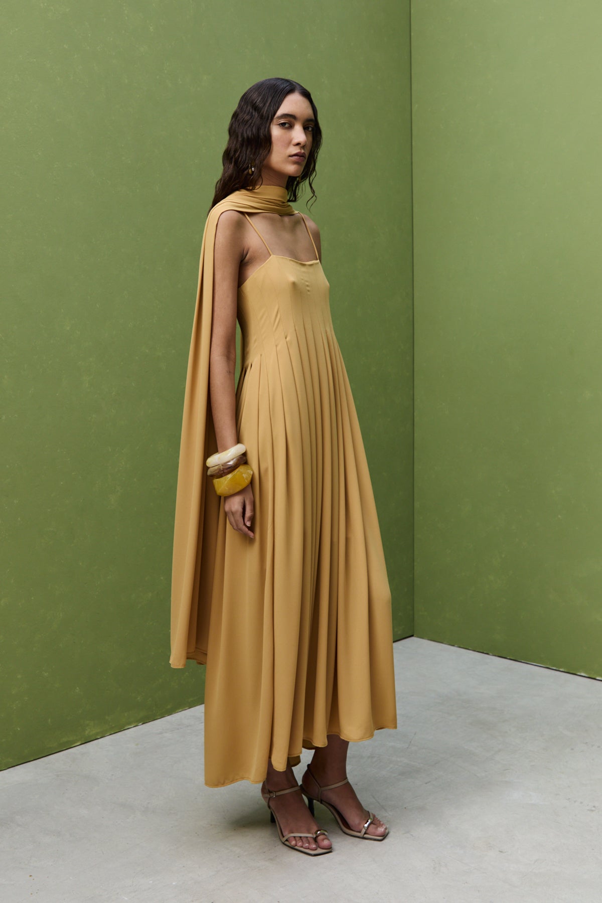 Maxime Dress, Mustard