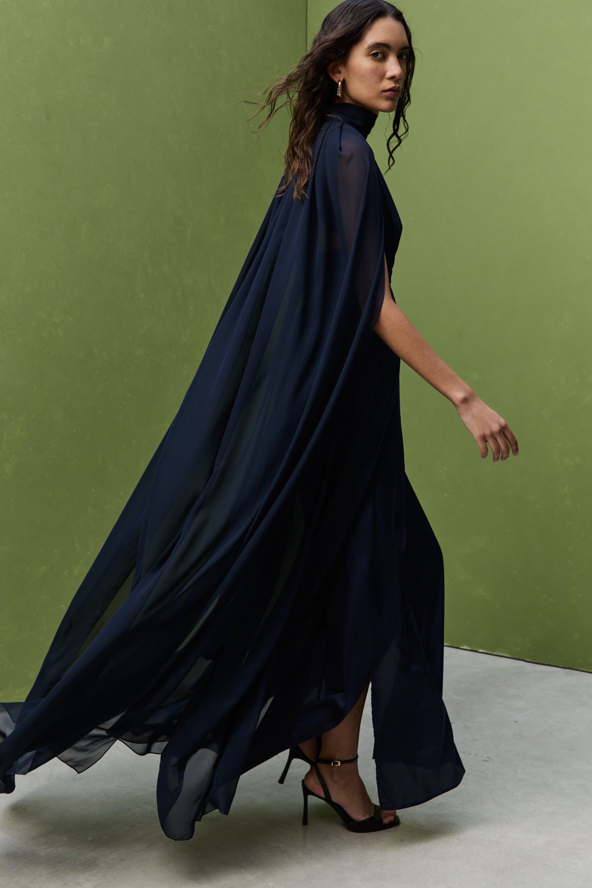 Riviera Cape & Dress, Navy