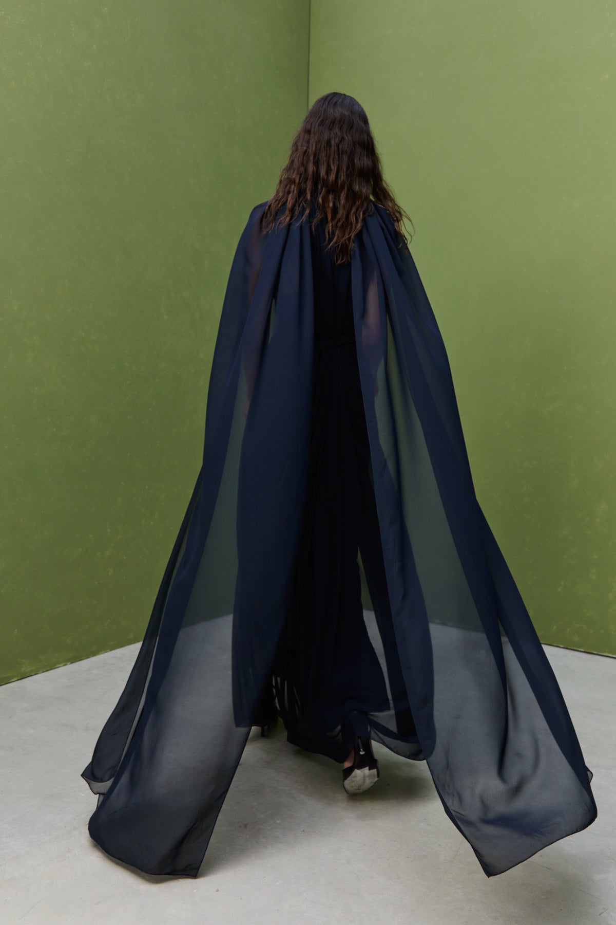 Riviera Cape & Dress, Navy