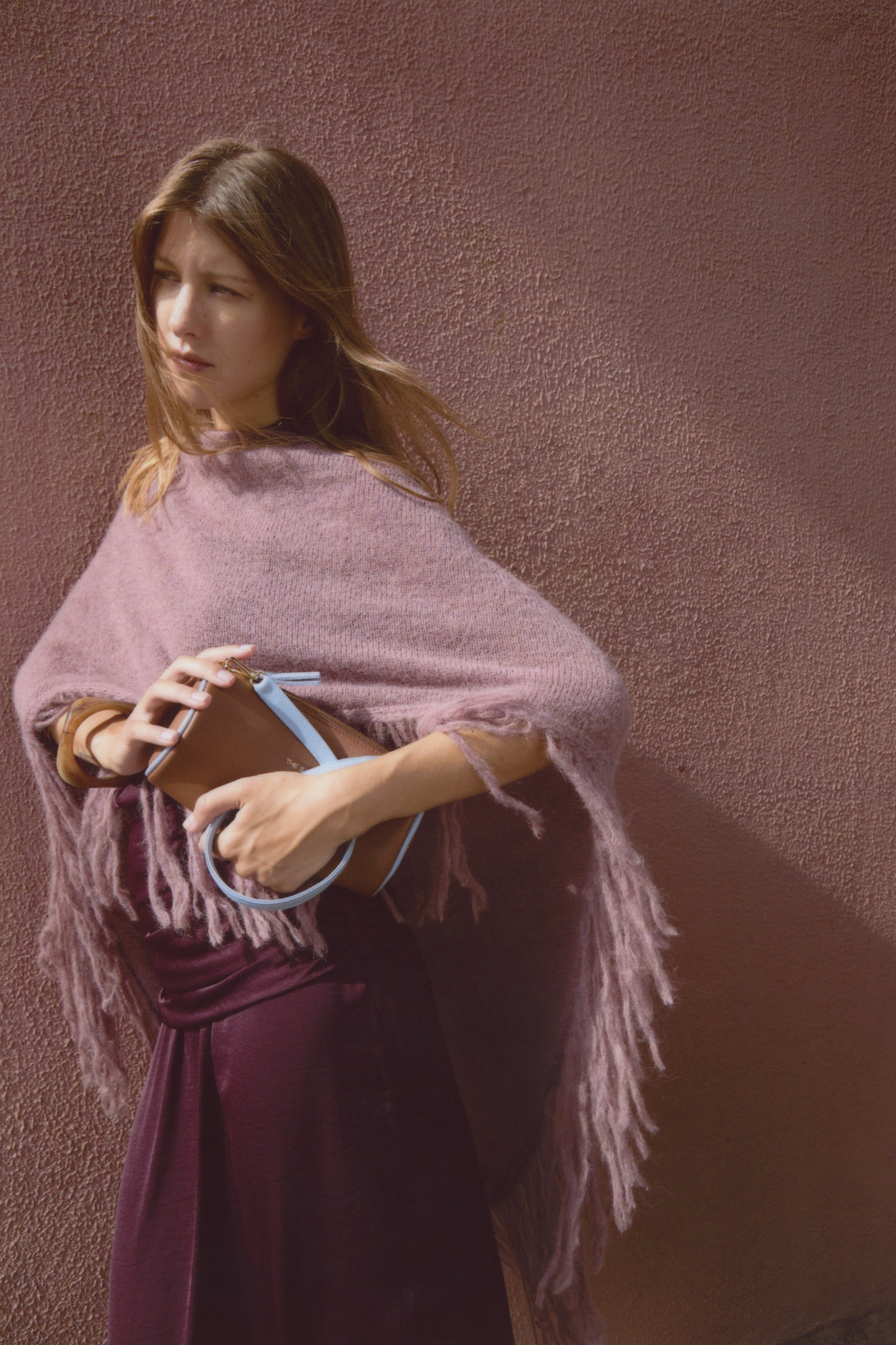 Lucy Shawl, Dusty Pink