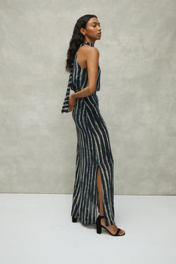 Amalfi Skirt, Stripes Print