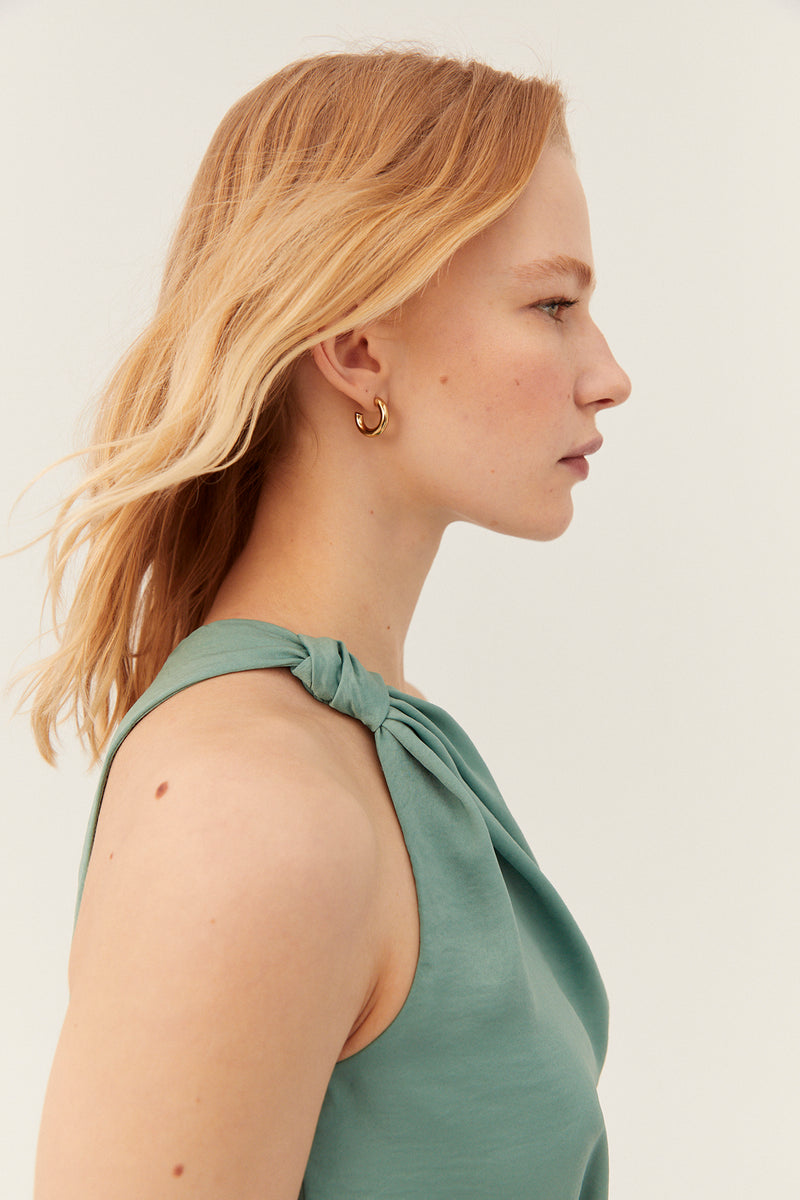 Chloé Top, Turquoise