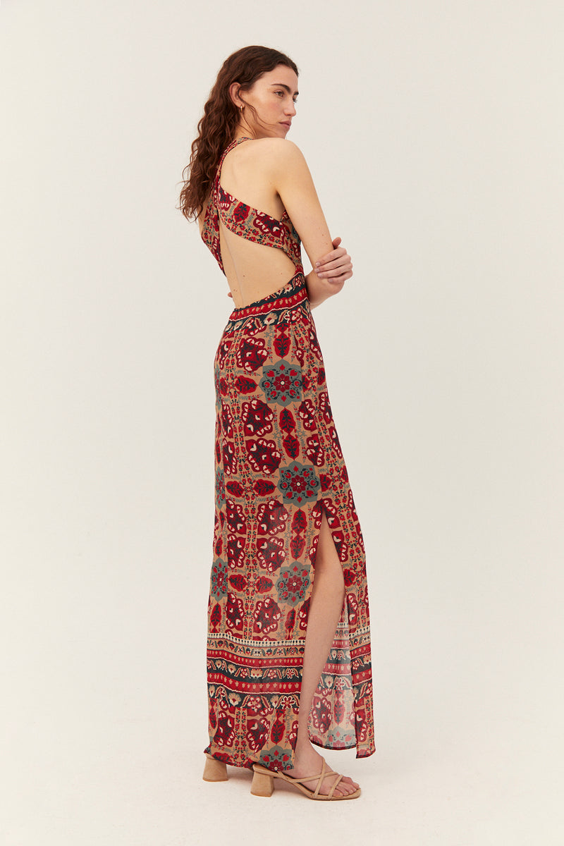 Malia Dress, Mosaic Print