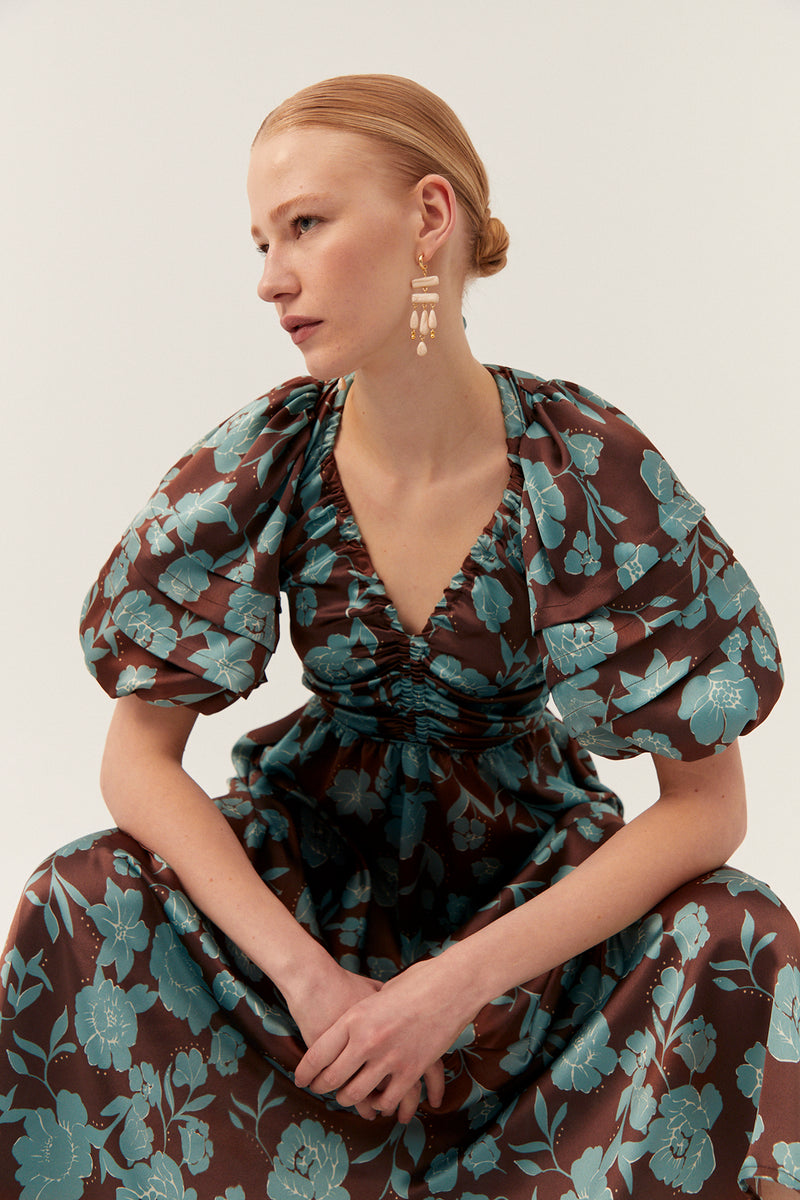 Morgan Dress, Flower Print