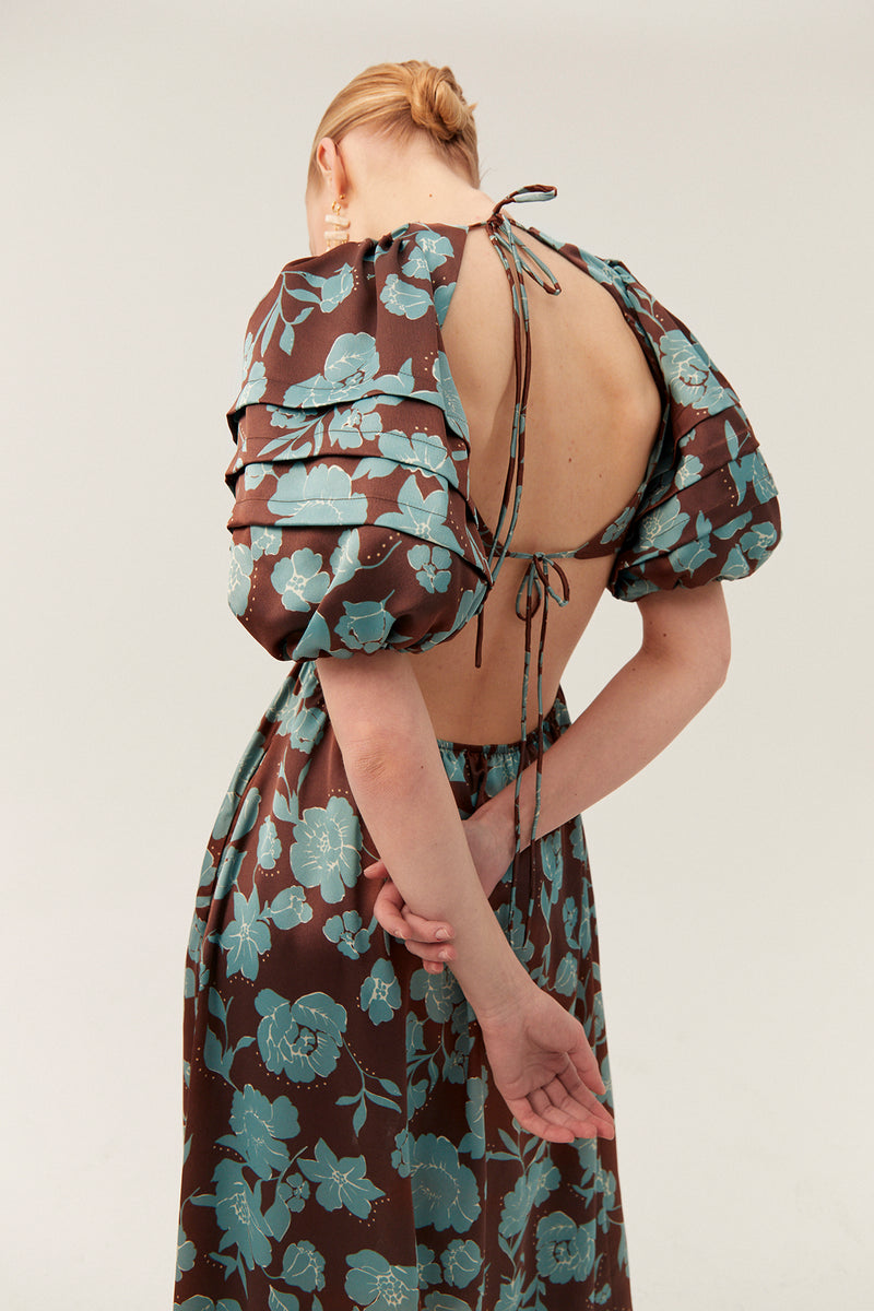 Morgan Dress, Flower Print