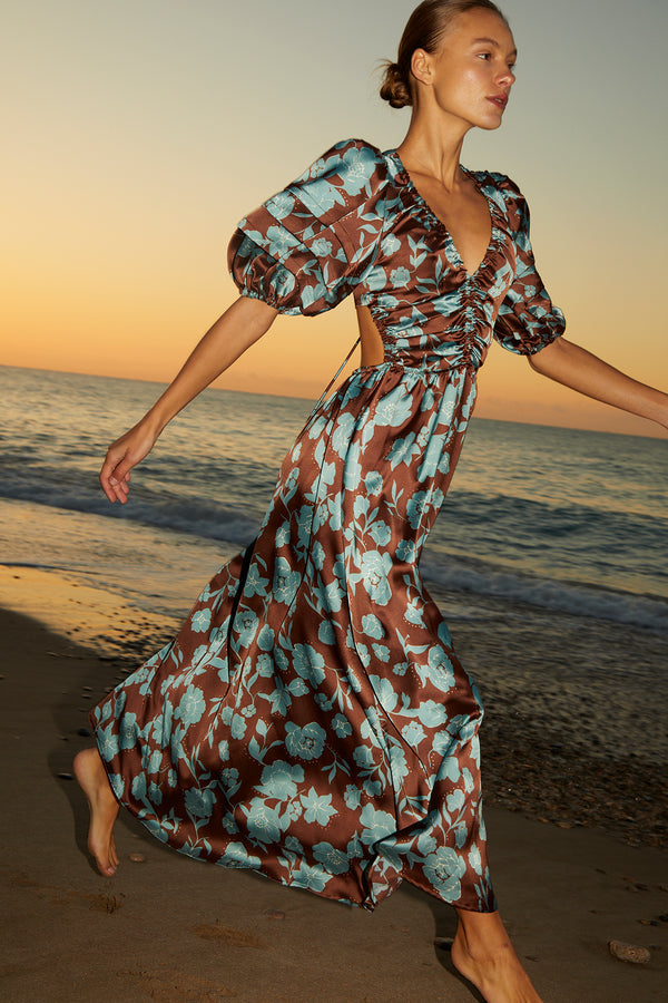 Morgan Dress, Flower Print