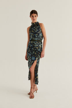 Keira Skirt, Navy Print